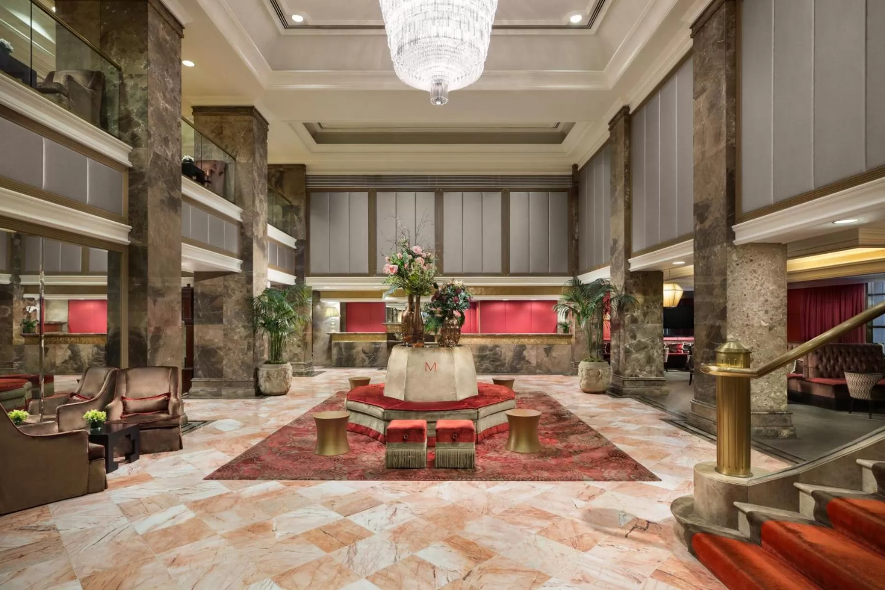 Lobby or reception in The Michelangelo Hotel