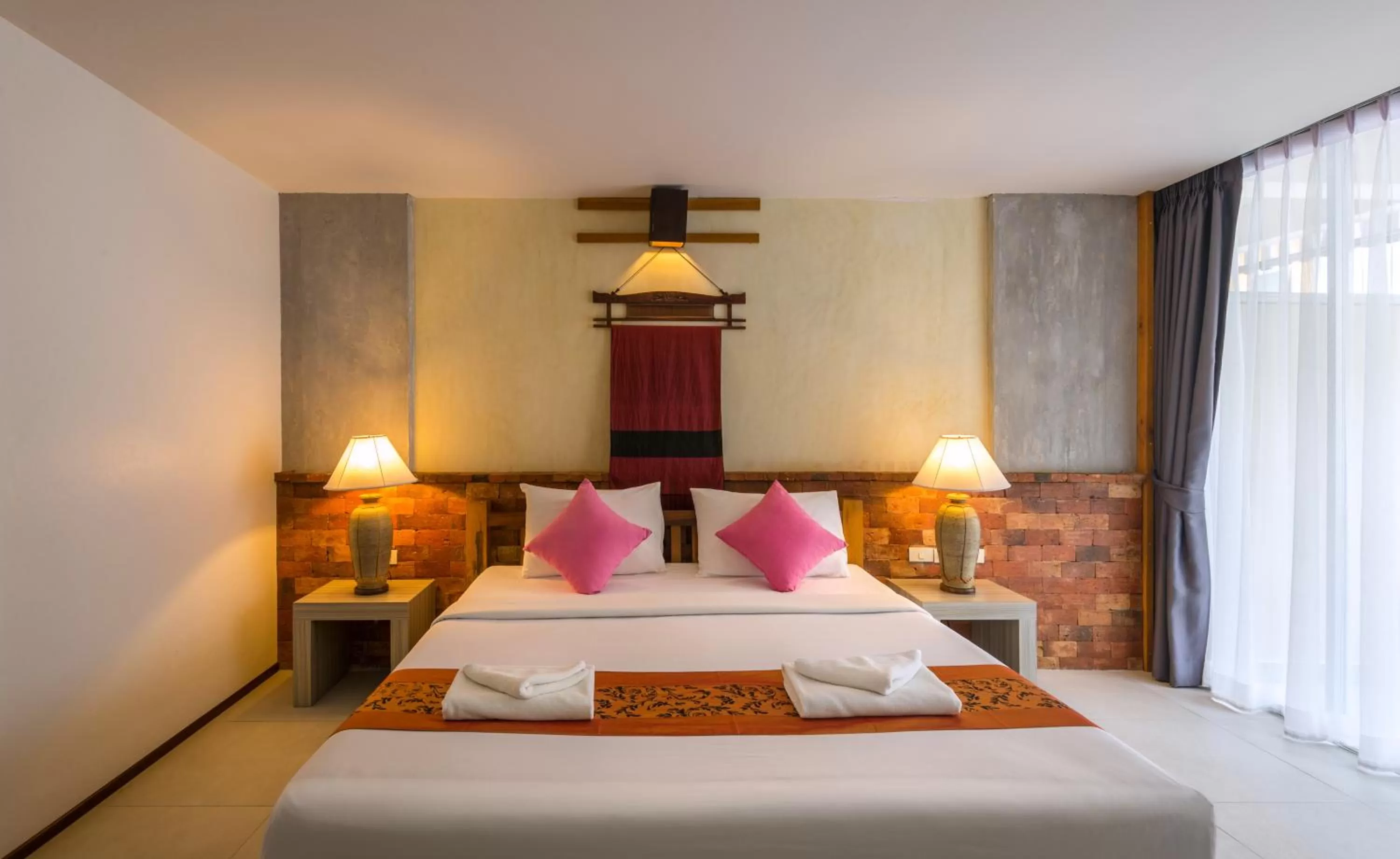 Bedroom, Bed in Baan Ban Dalay