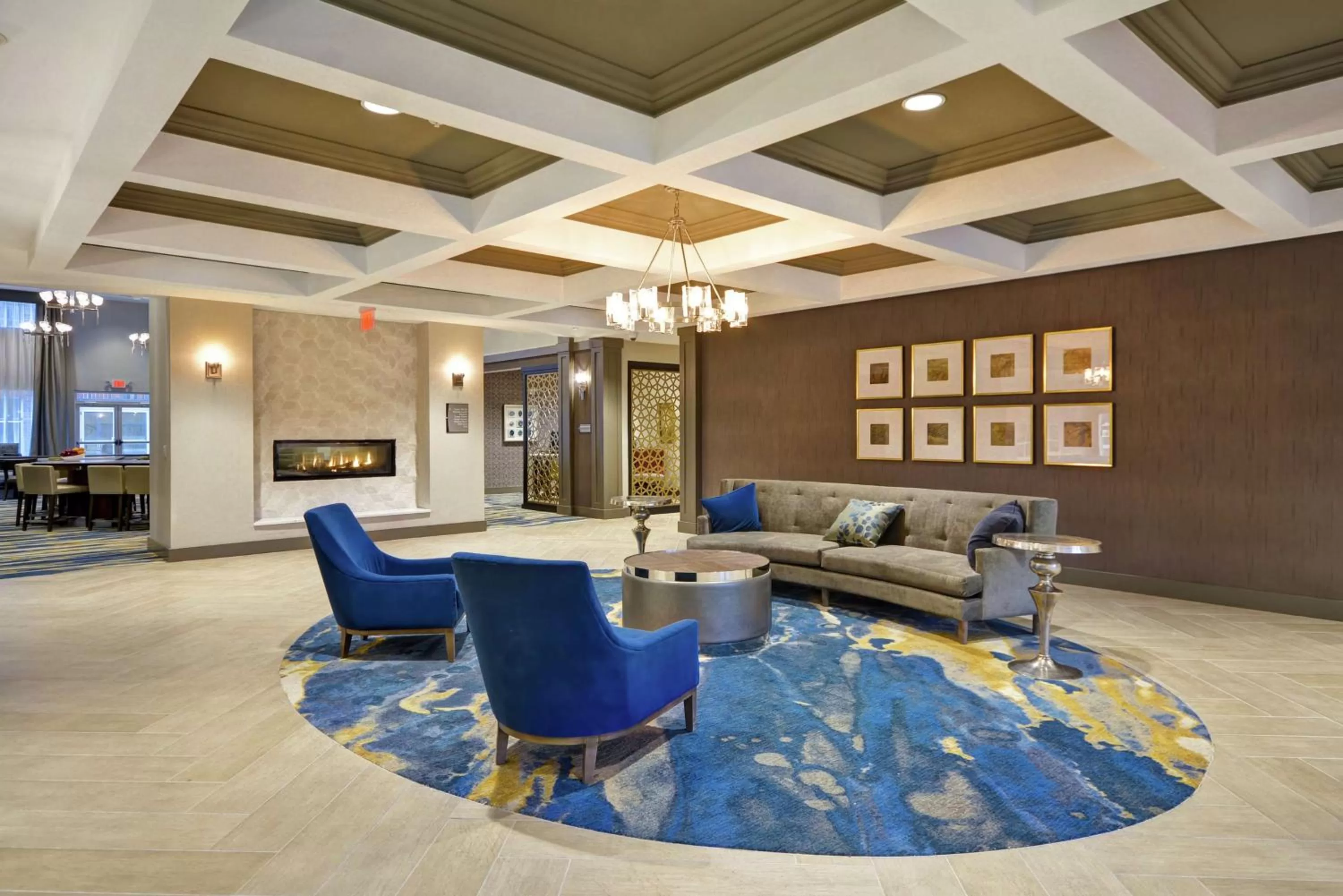 Lobby or reception in Homewood Suites By Hilton Warren Detroit