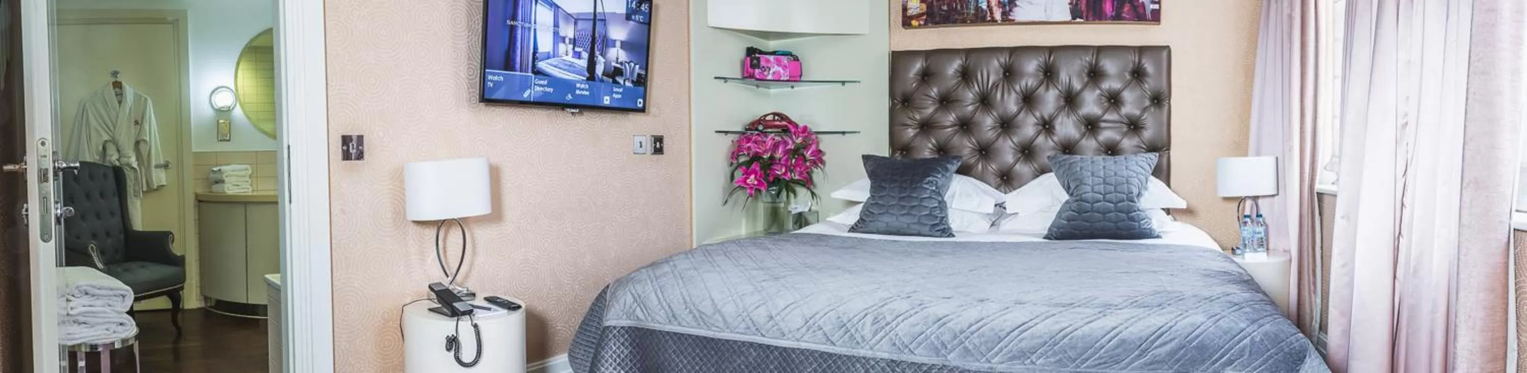 Bed in Karma Sanctum Soho Hotel