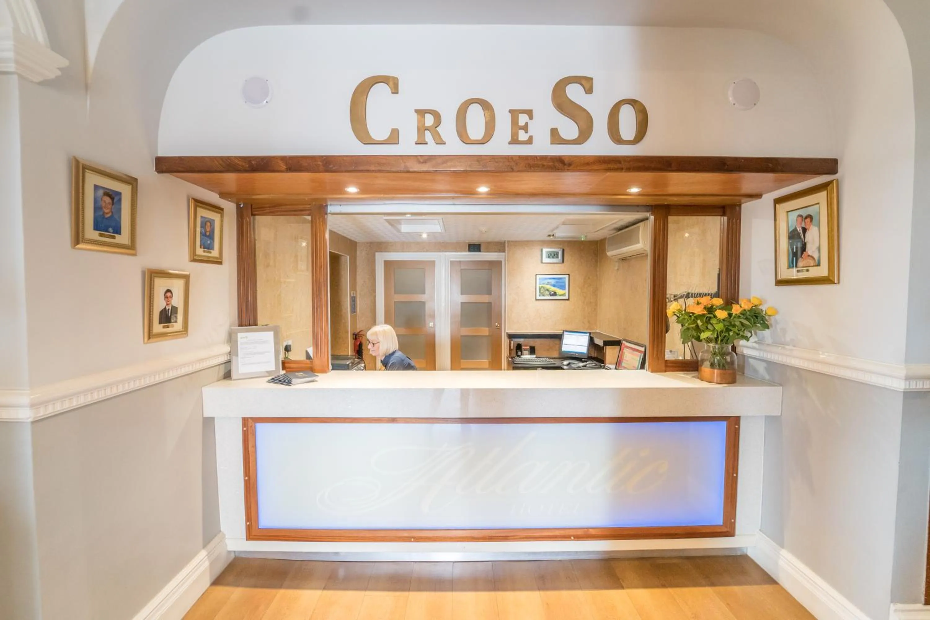Lobby or reception in Atlantic Hotel