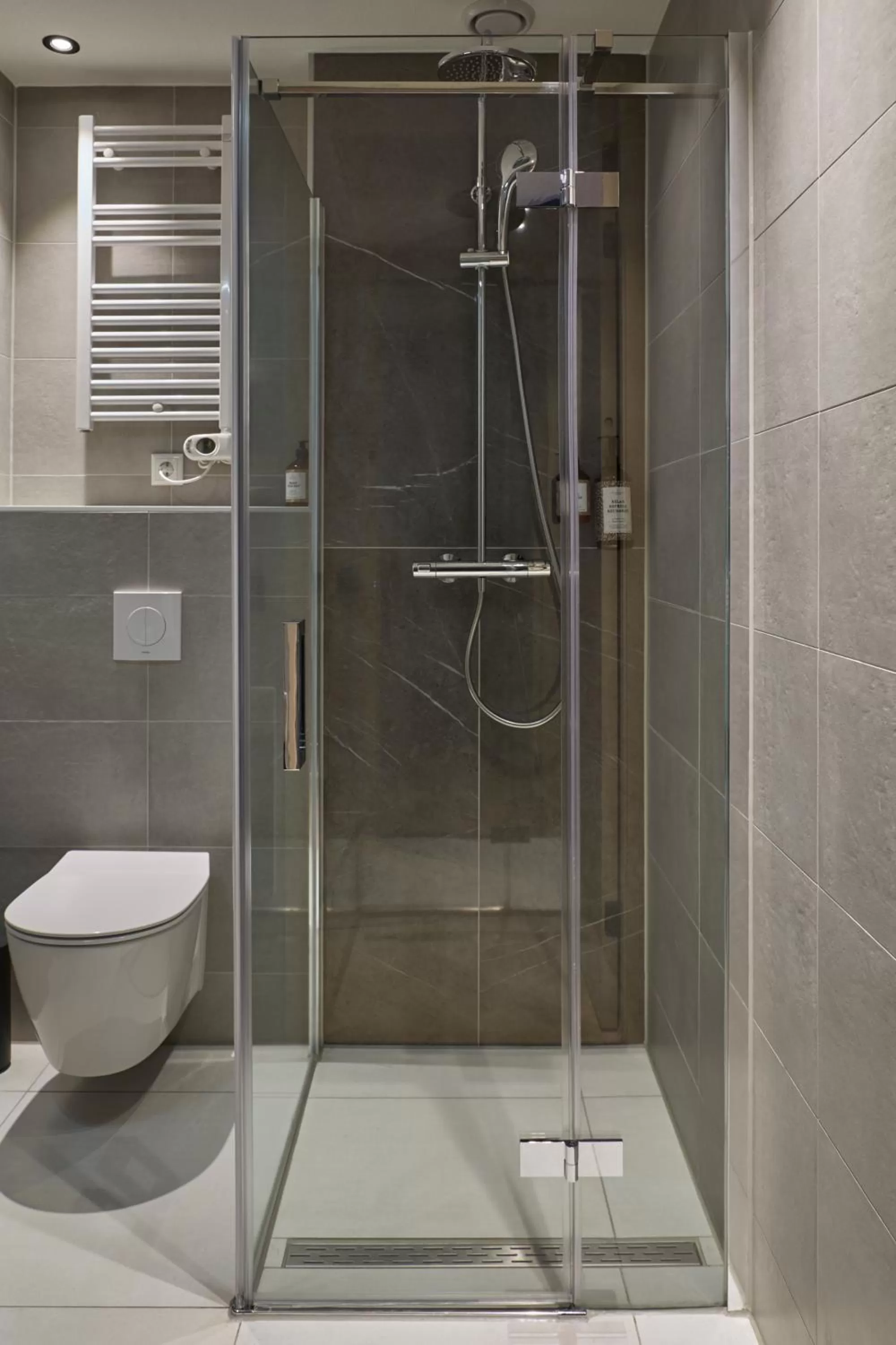 Shower in Breathe Boutique Hotel