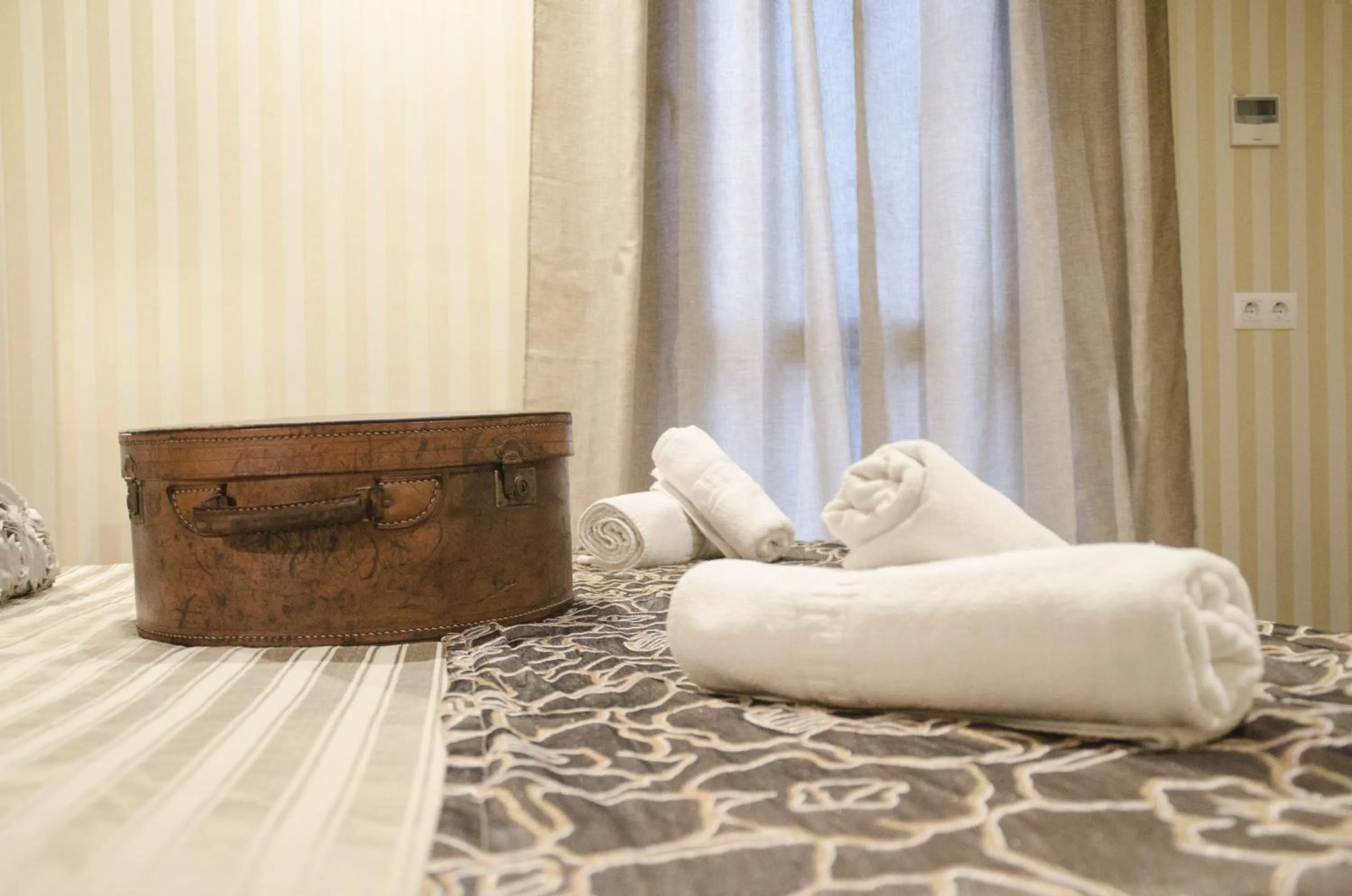 Decorative detail, Bed in Hotel Duquesa