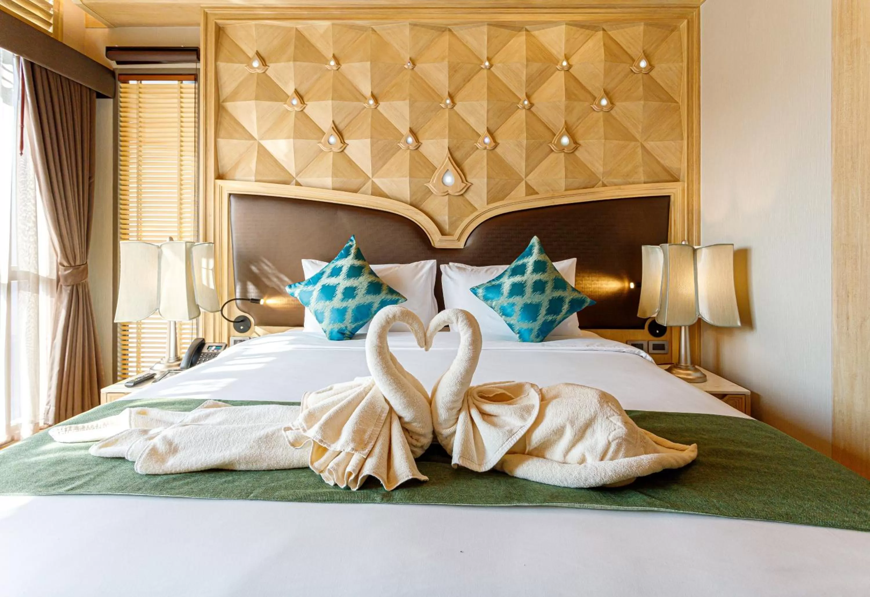 Bed in W1Bangkoknoi Hotel