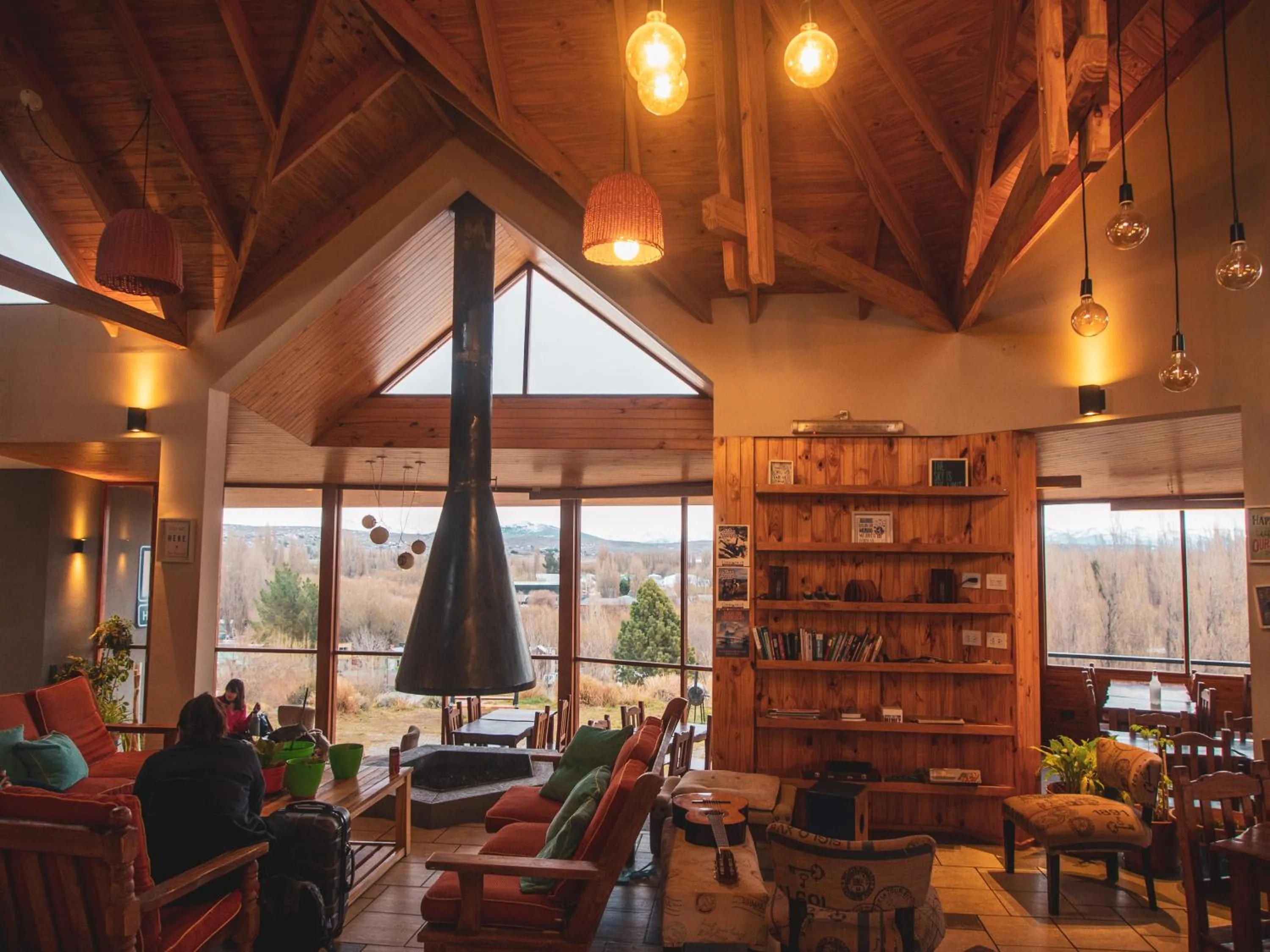 Mountain view in America Del Sur Calafate Hostel