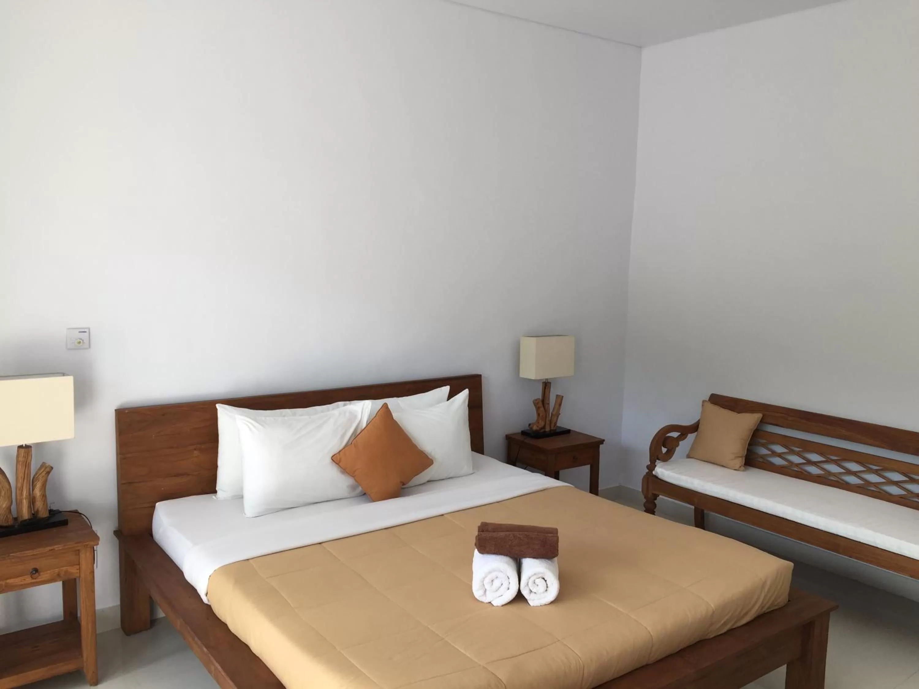 Bed in The Hidden Bali Inn