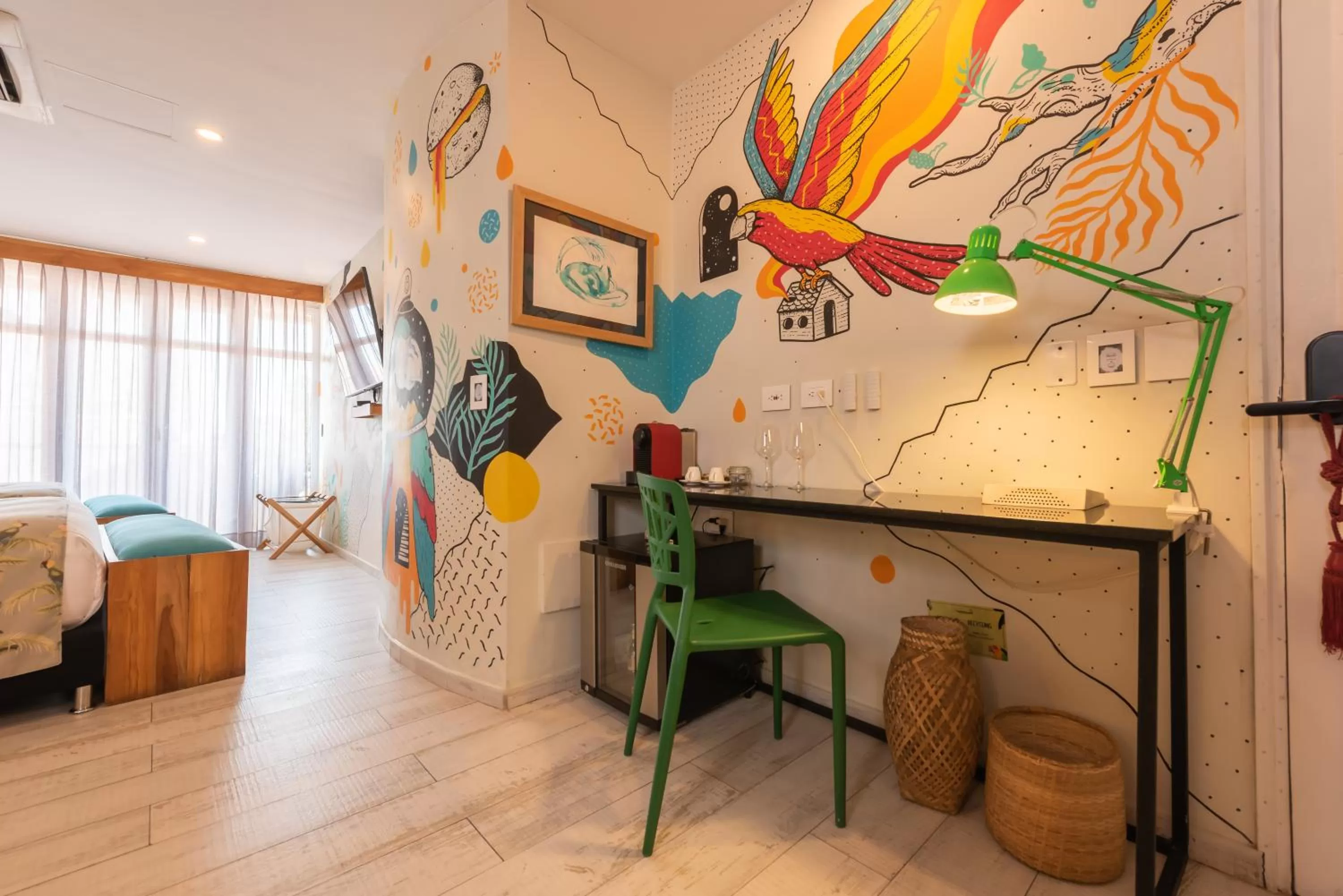 Seating area in Townhouse Boutique Hotel