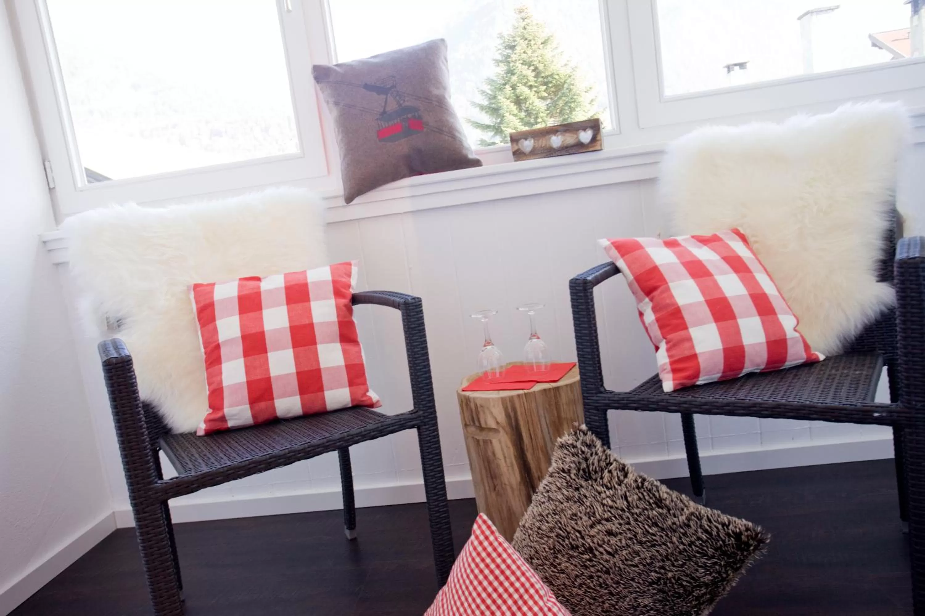 Seating area in Alpin Lifestyle Hotel Löwen & Strauss