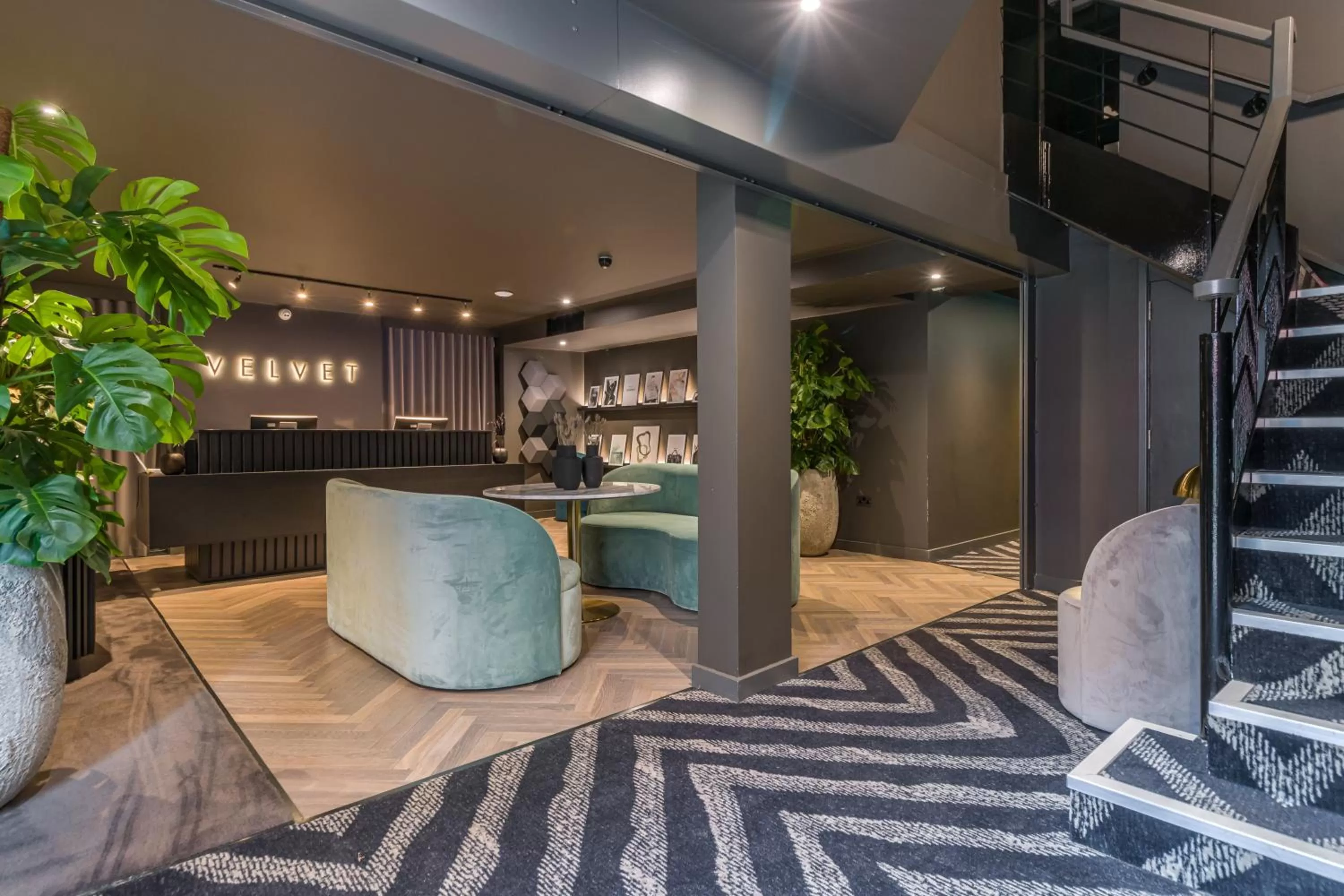 Lobby or reception in Velvet Hotel Manchester, WorldHotels Crafted