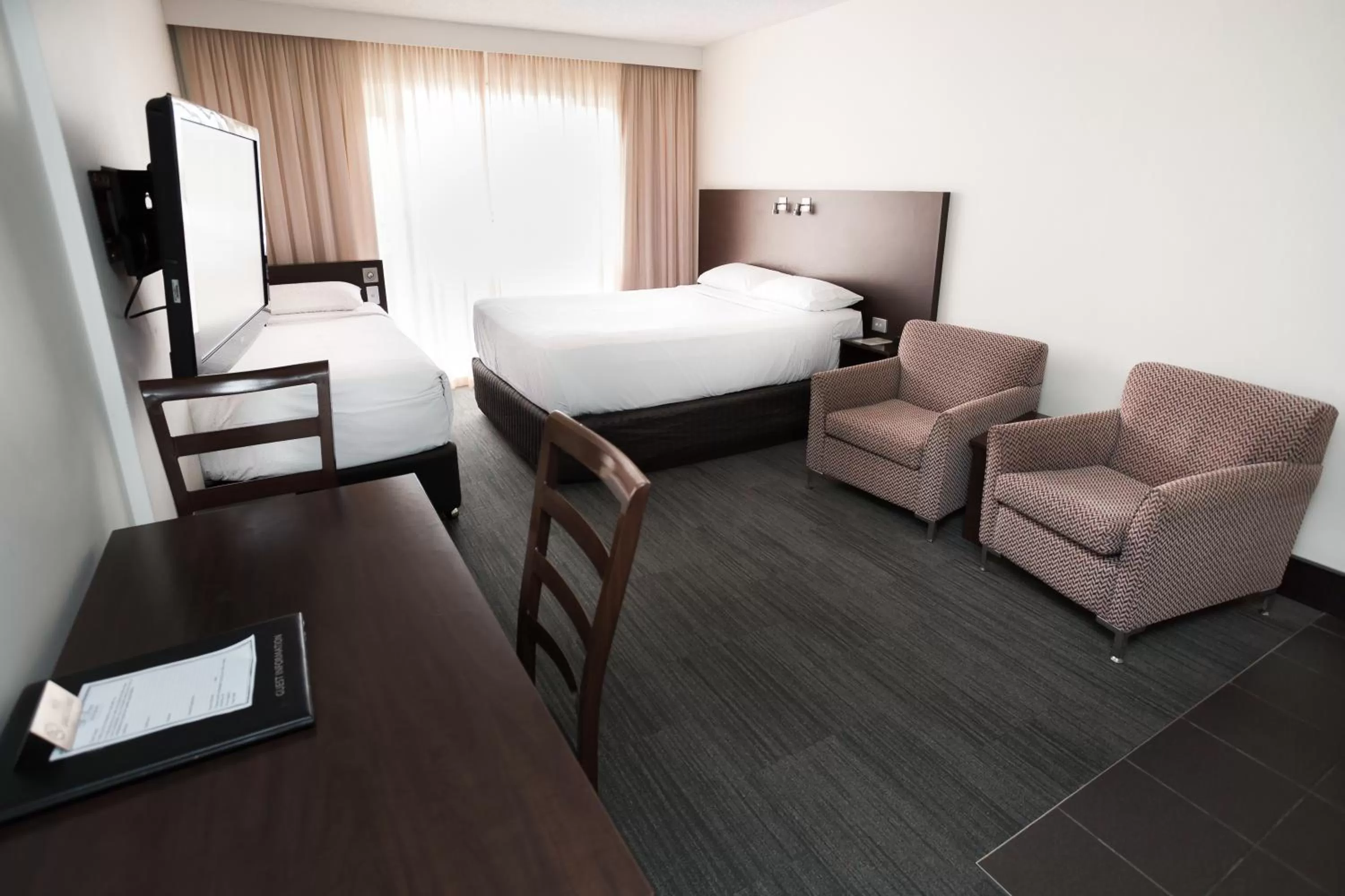 Living room in St Ives Apartments