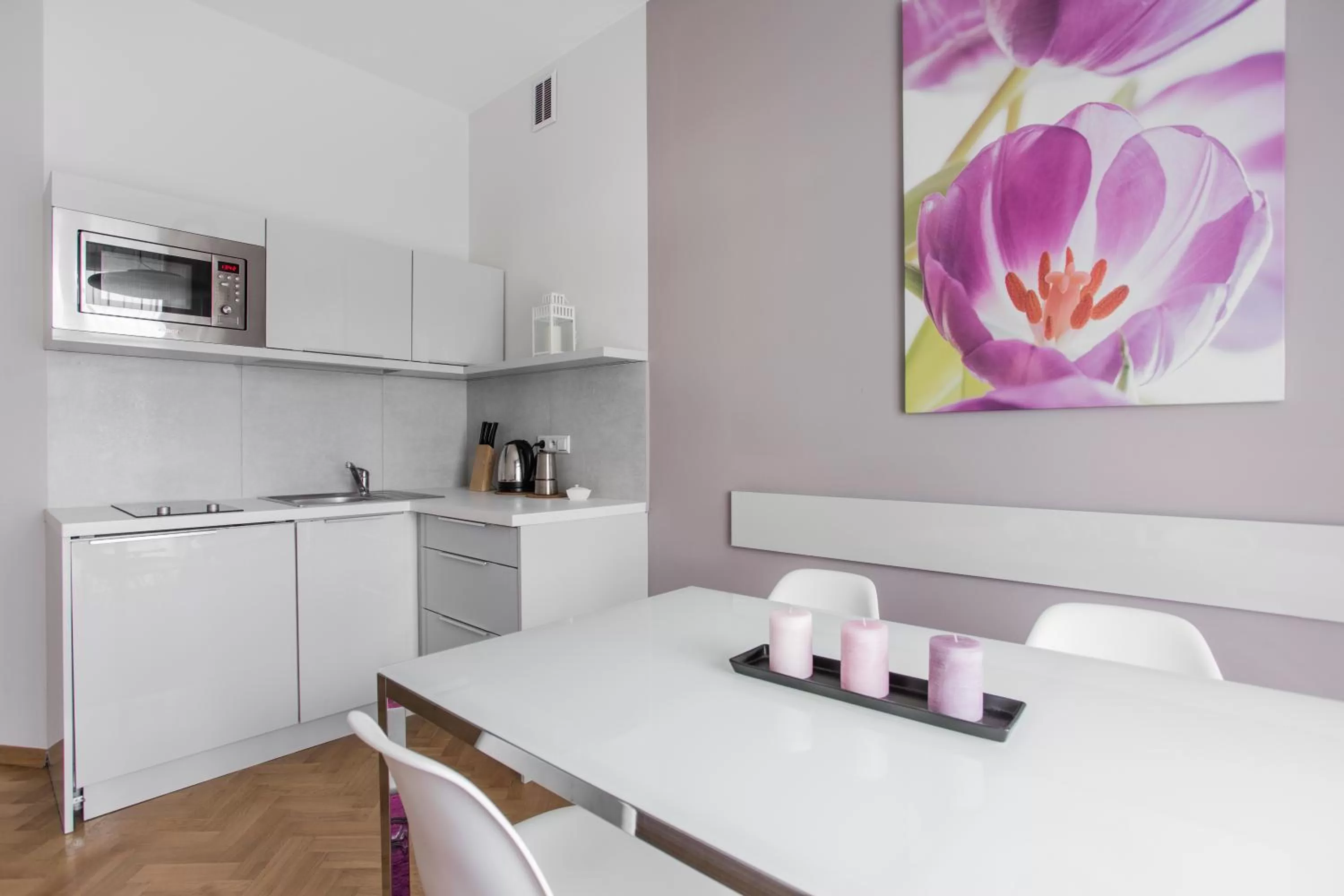 Kitchen or kitchenette in 4Seasons﻿ Apartments Cracow
