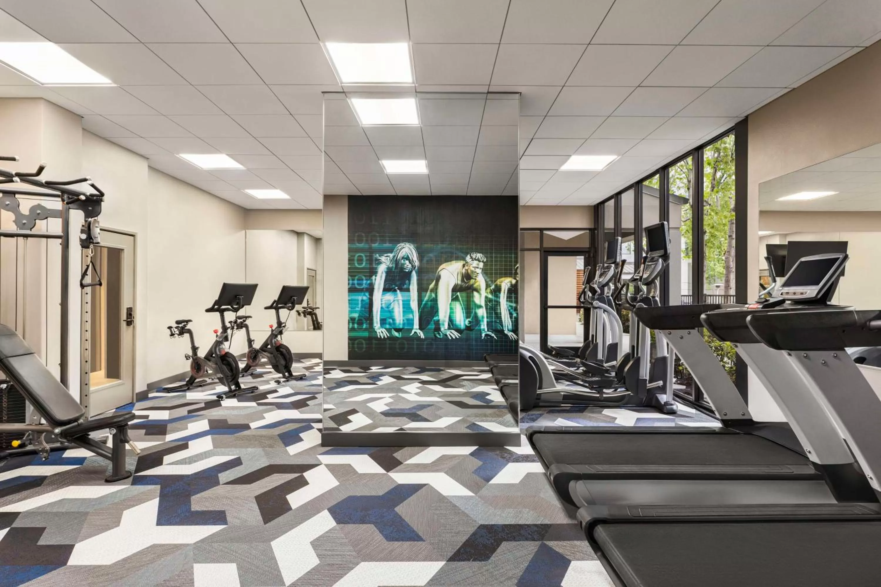 Fitness centre/facilities in Hyatt Centric Santa Clara Silicon Valley