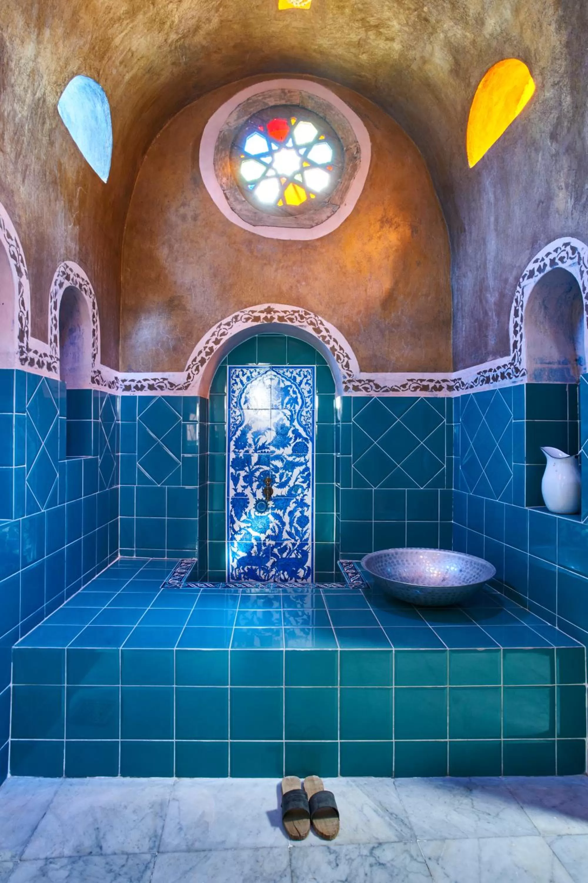 Bath in Al Moudira Hotel