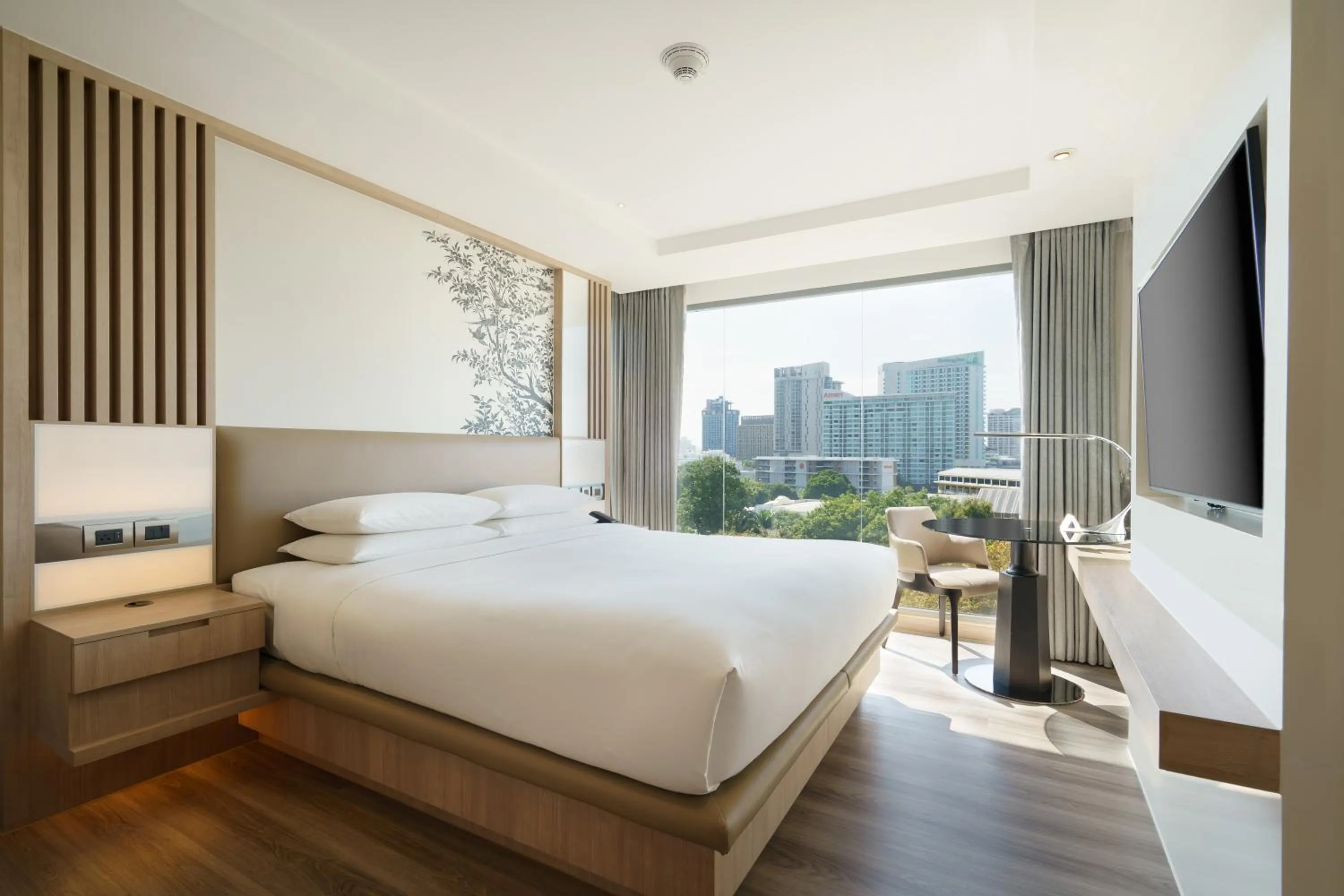 View (from property/room), Bed in Courtyard by Marriott North Pattaya