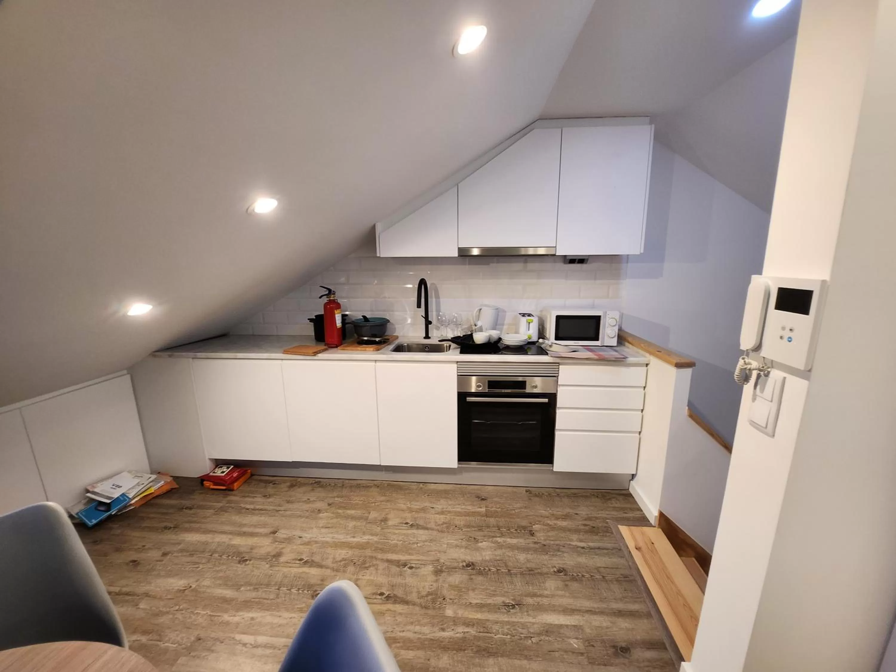 Kitchen/Kitchenette in Loios Studios and Apartments