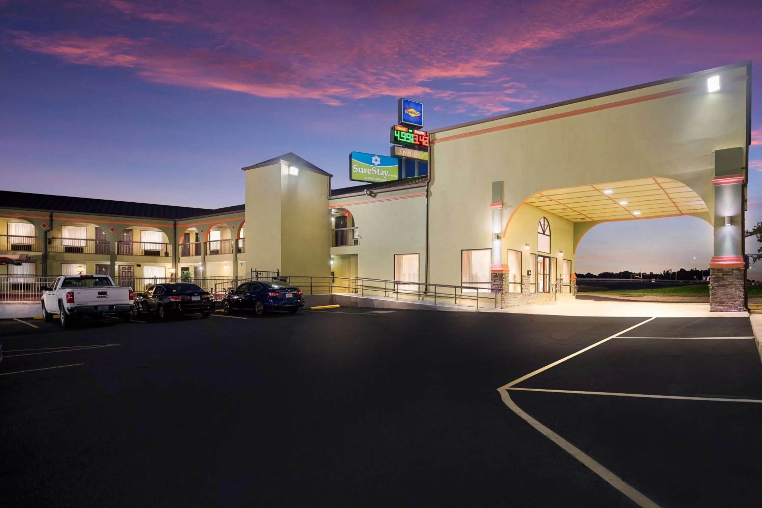 Property building in SureStay Hotel by Best Western Mt Pleasant