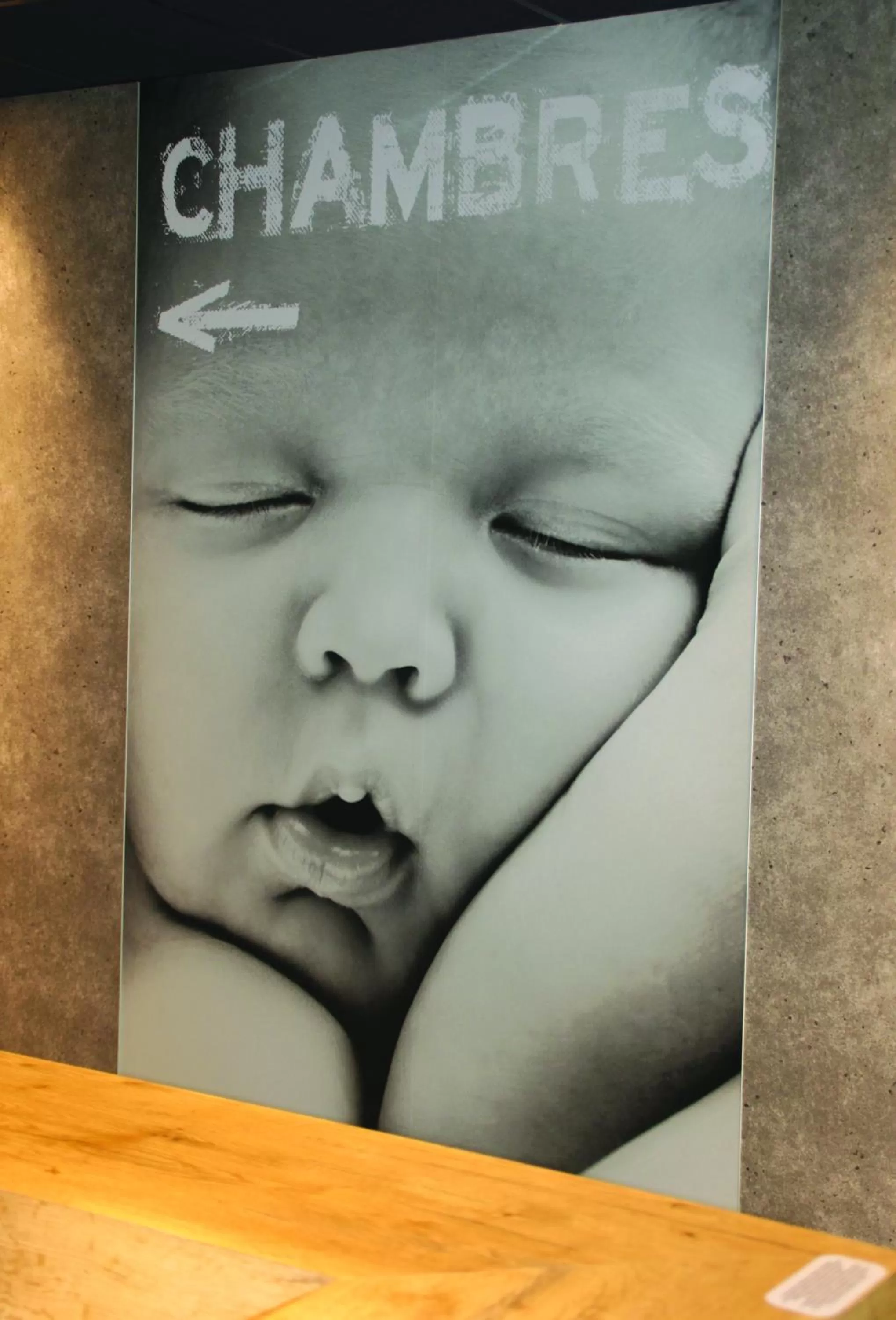 Decorative detail in ibis budget Saint Pourcain