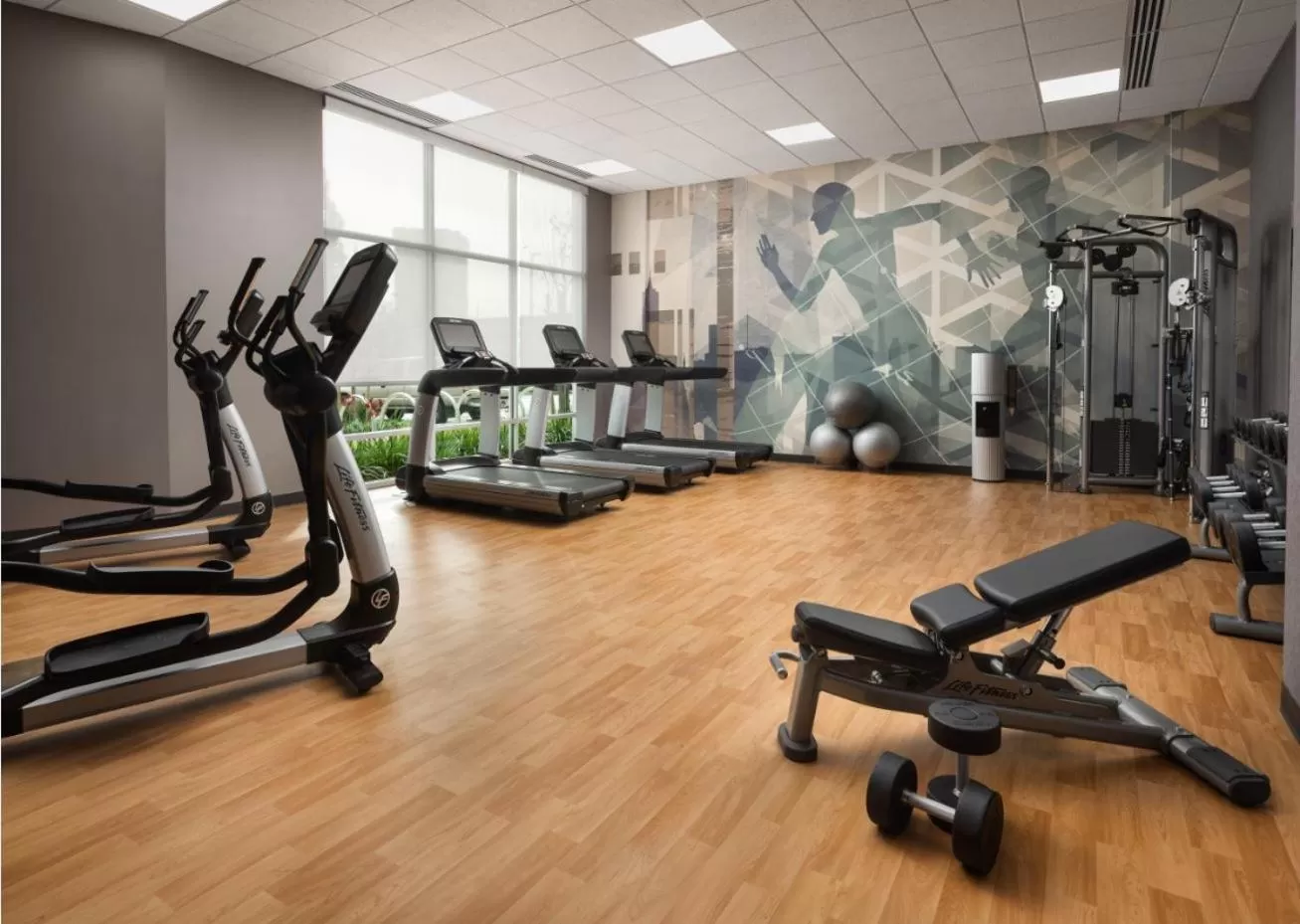 Fitness centre/facilities in Hyatt House San Jose Airport