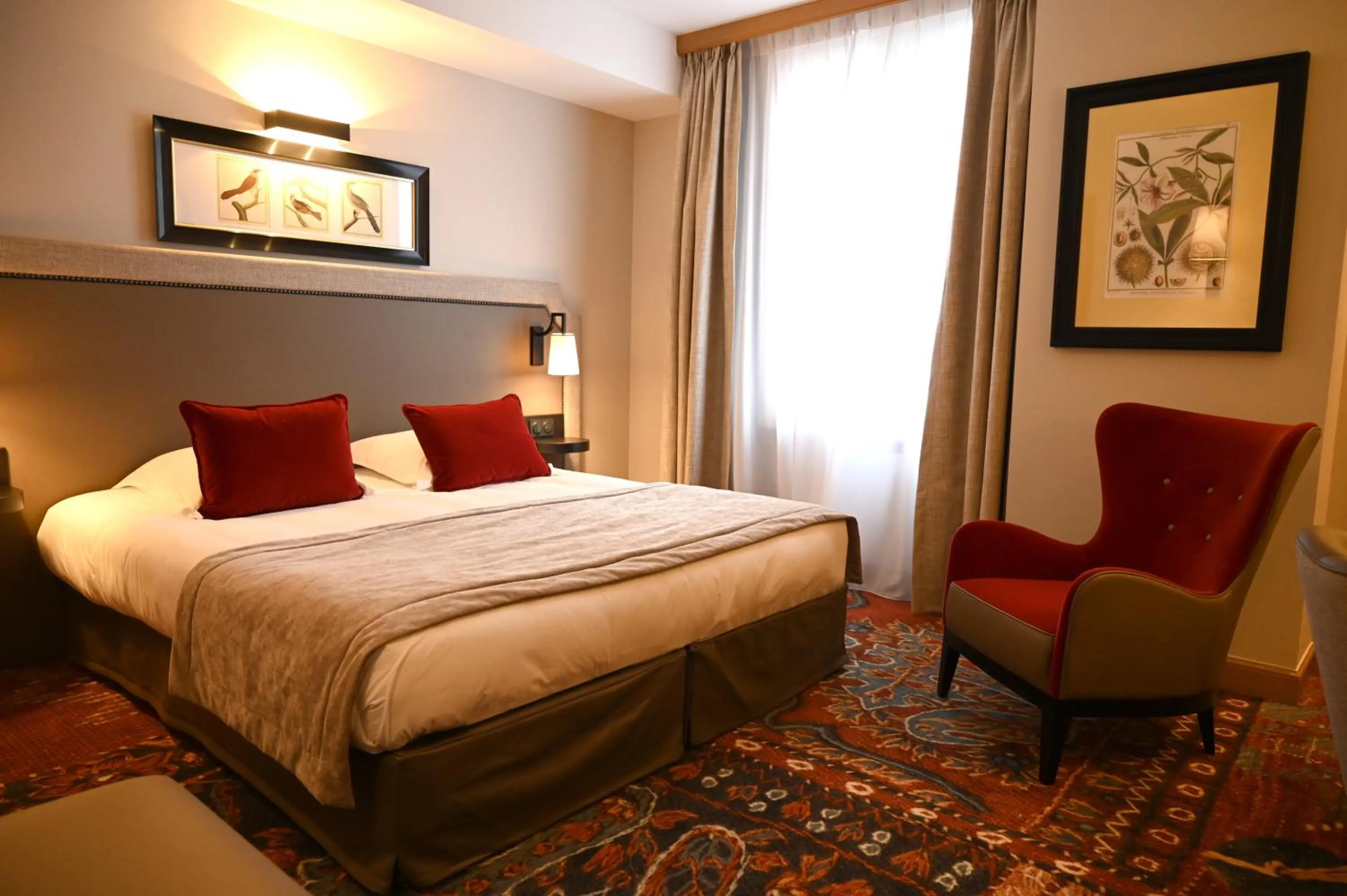 Bed in Hôtel Le Rempart