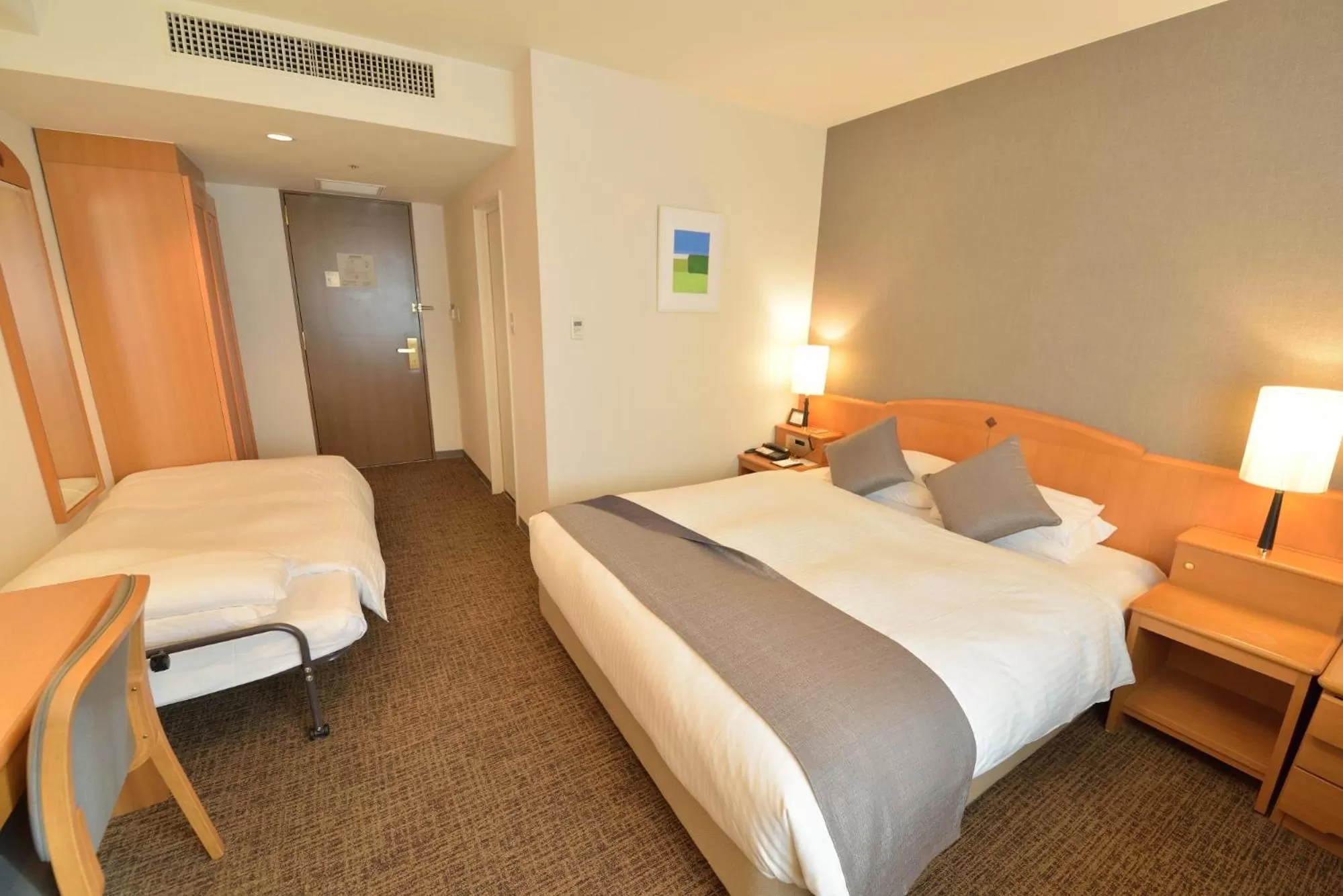 Bed in Okayama Koraku Hotel