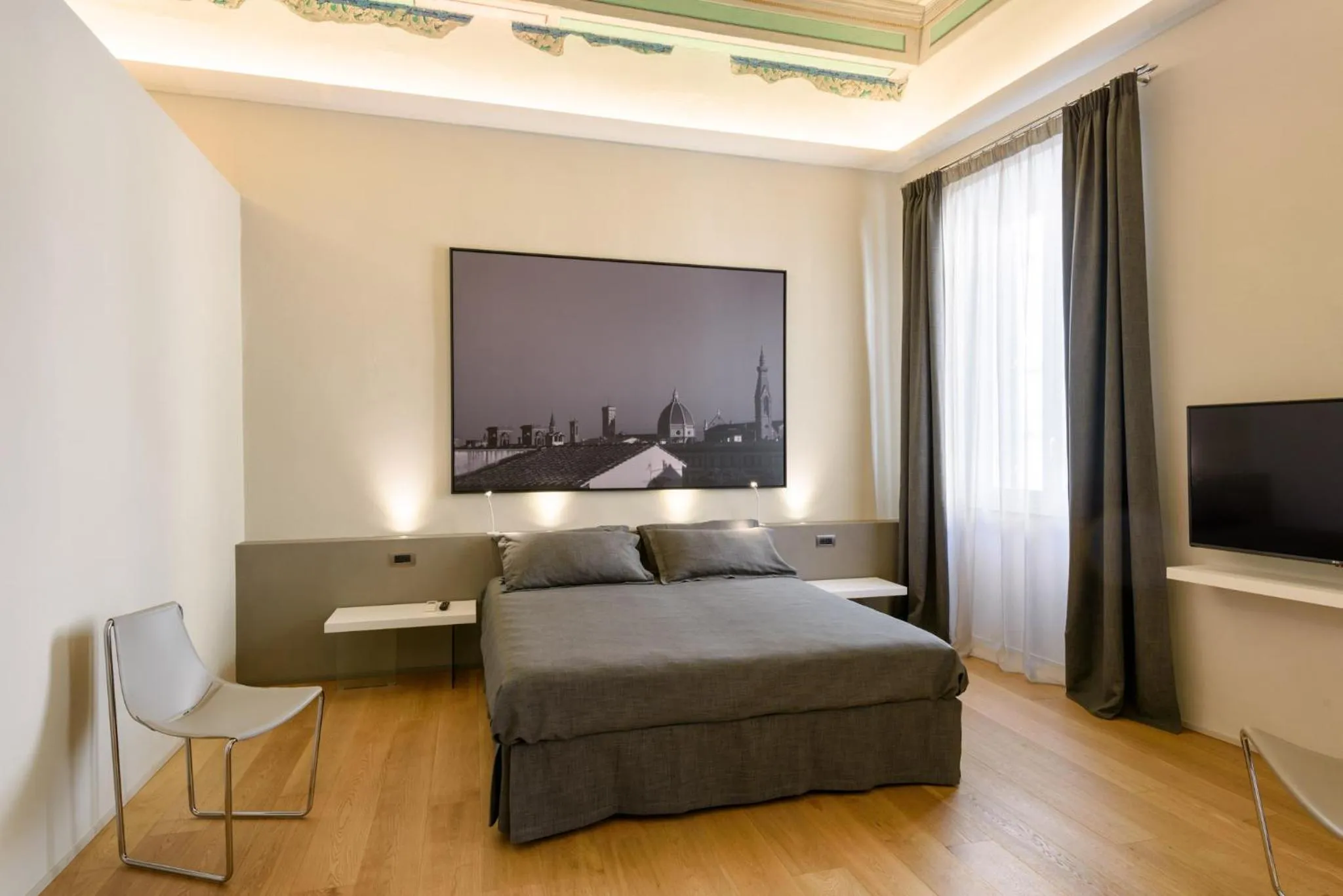 Bedroom, Bed in Palazzo Vasarri - Luxury design suites