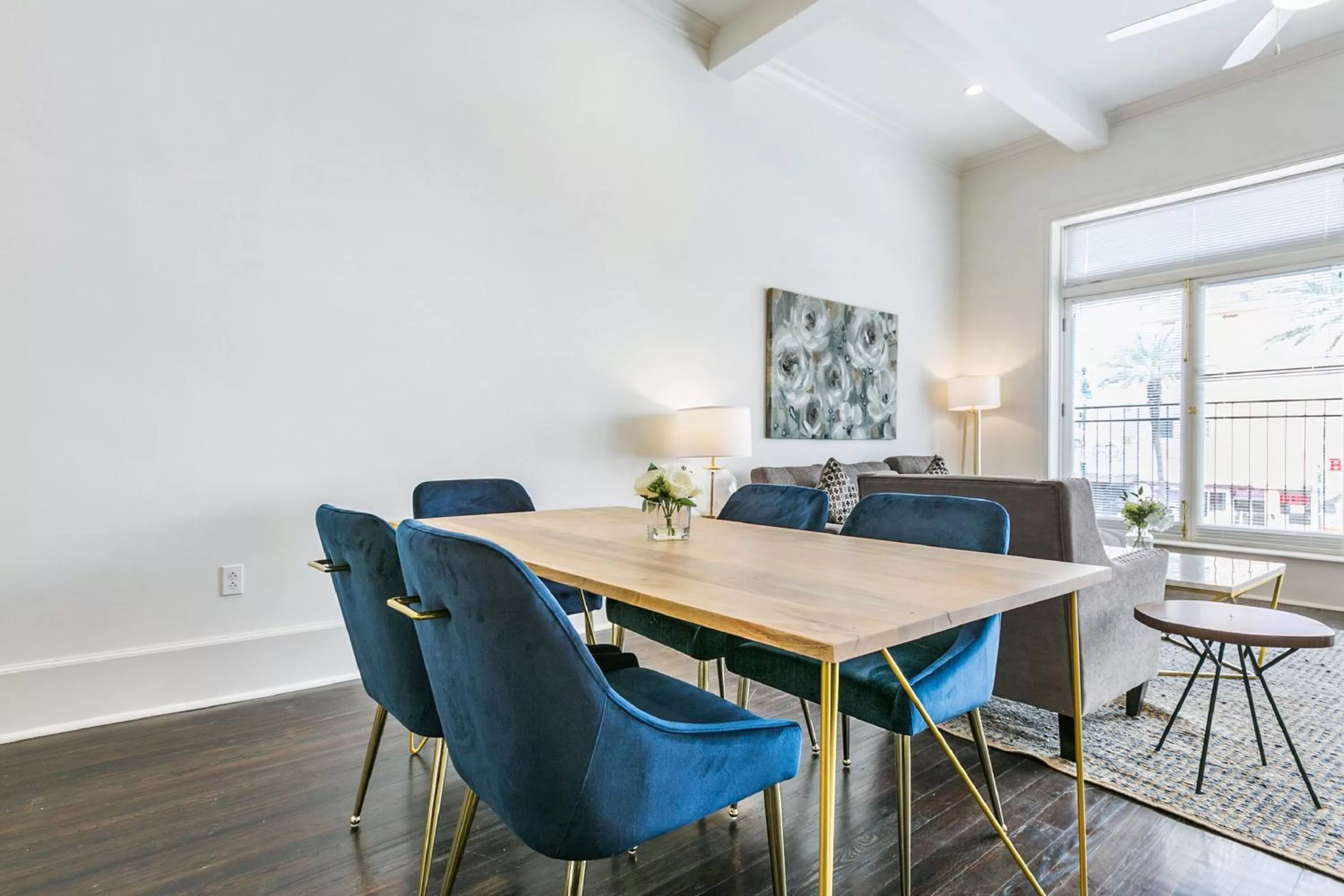 Dining area in 1 and 2 BR Private Condos Steps Away From French Quarter