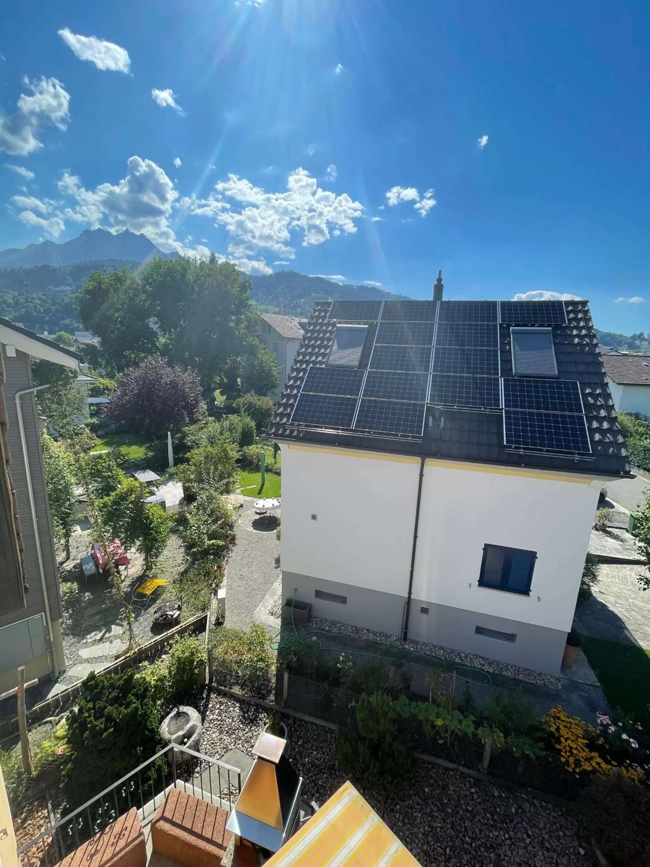 Mountain view, Property Building in Silvia's Bed und Breakfast in Luzern