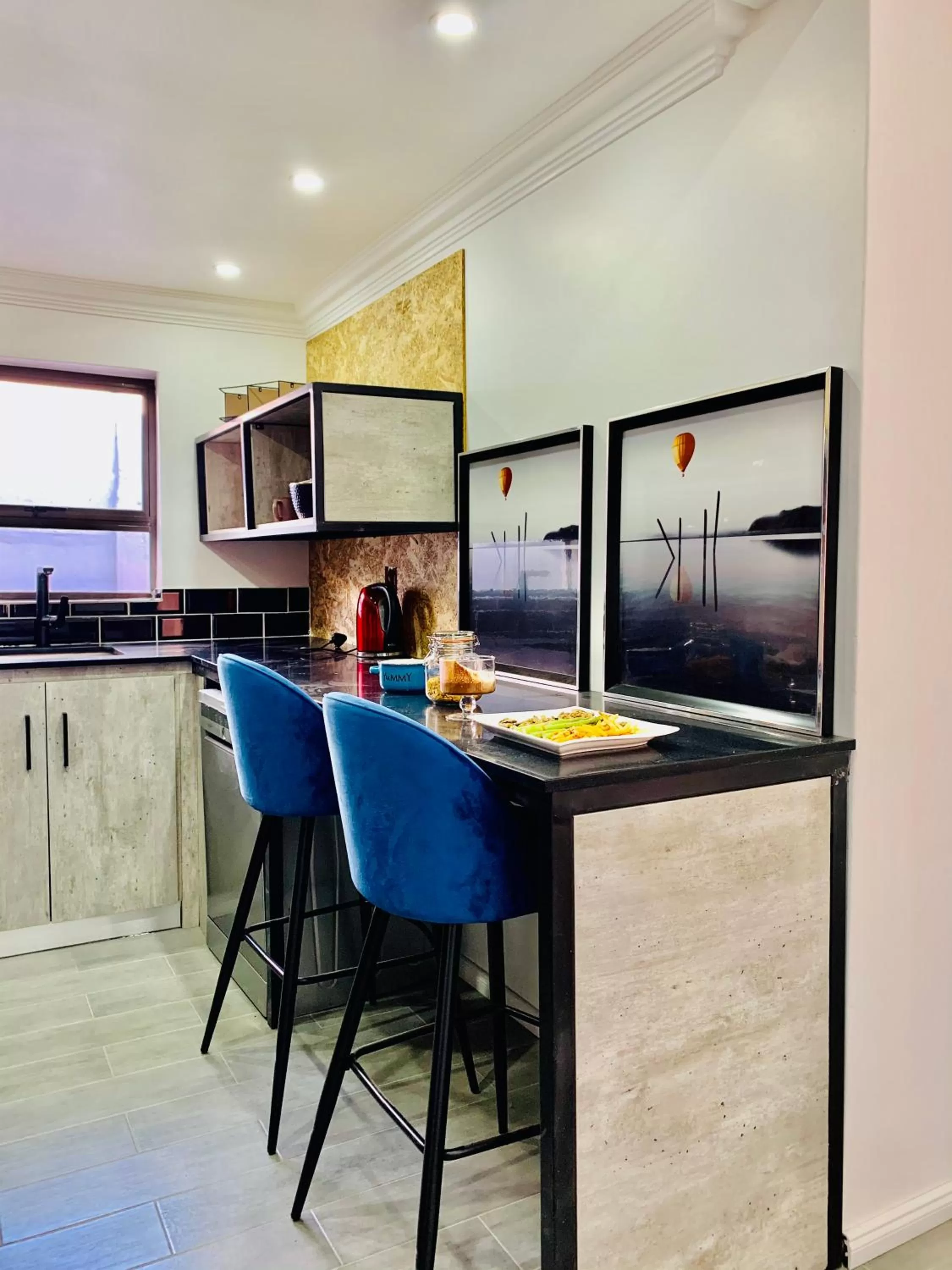 Dining Area in 24 On Basil Inventive suites