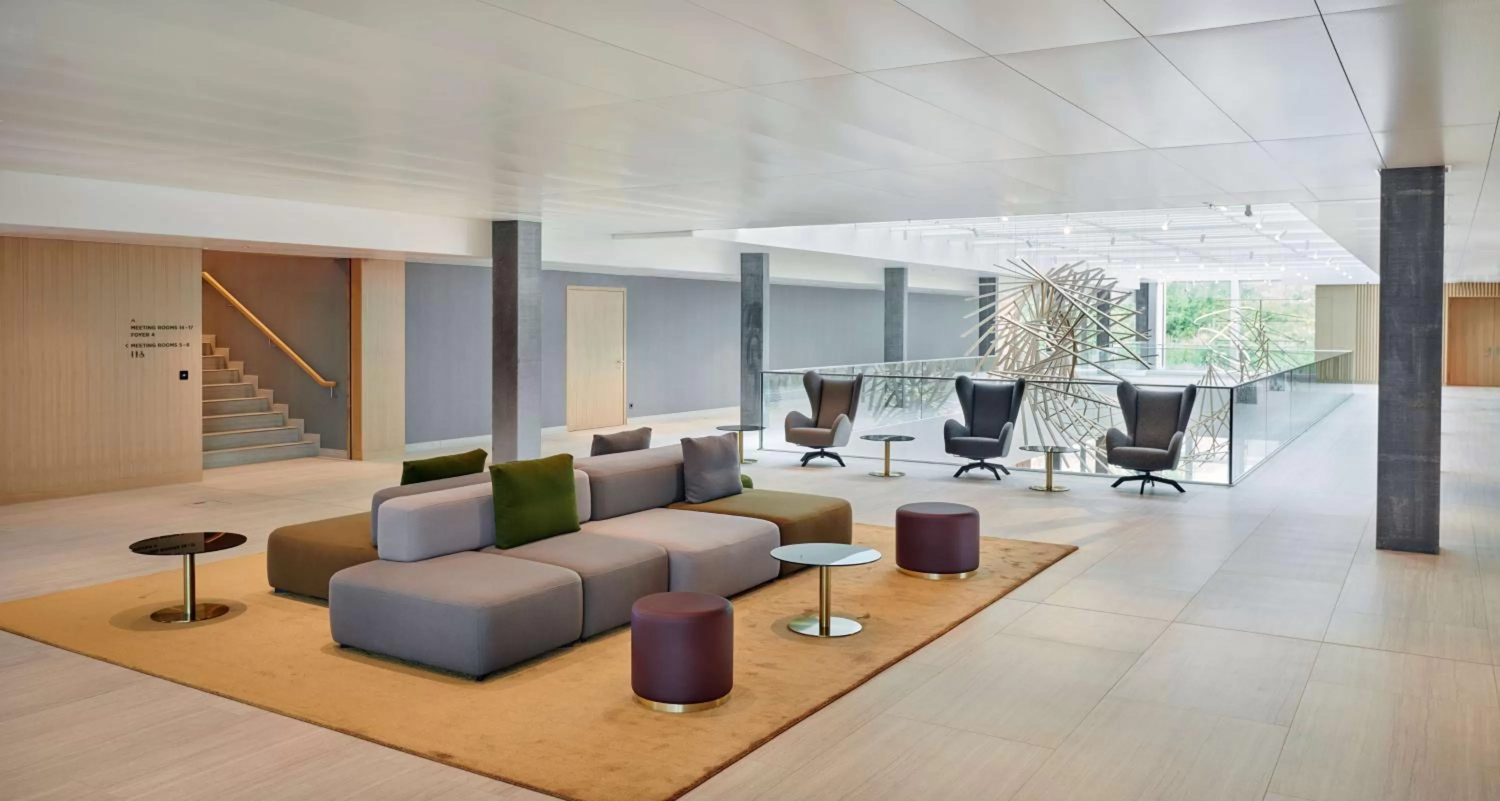Lobby or reception in Hyatt Regency Zurich Airport Circle