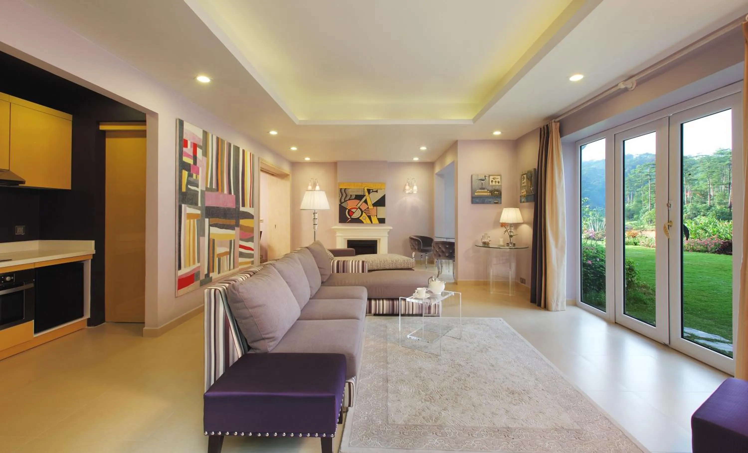 Living room in Binh An Village Resort