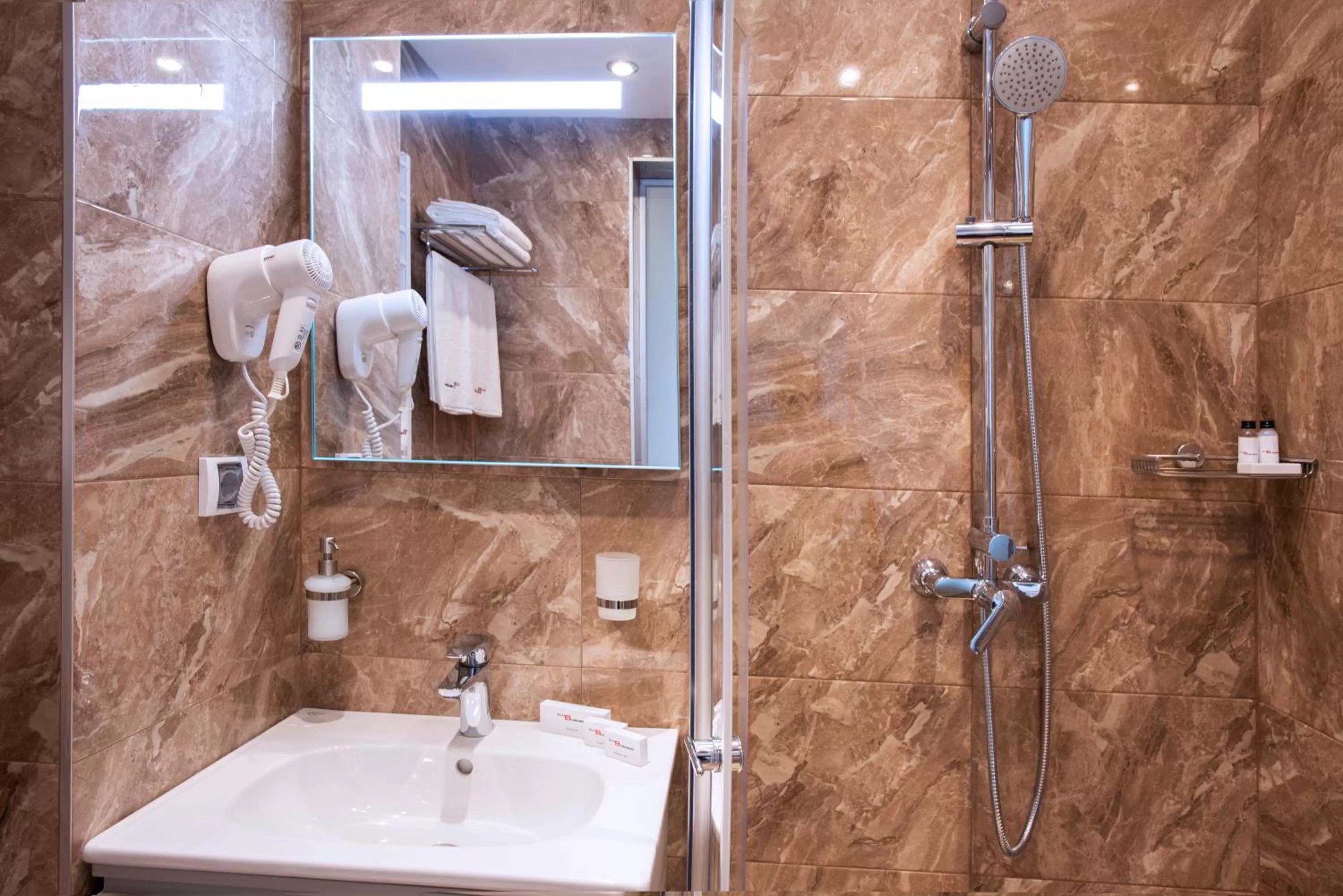 Bathroom in Family Hotel Business Club