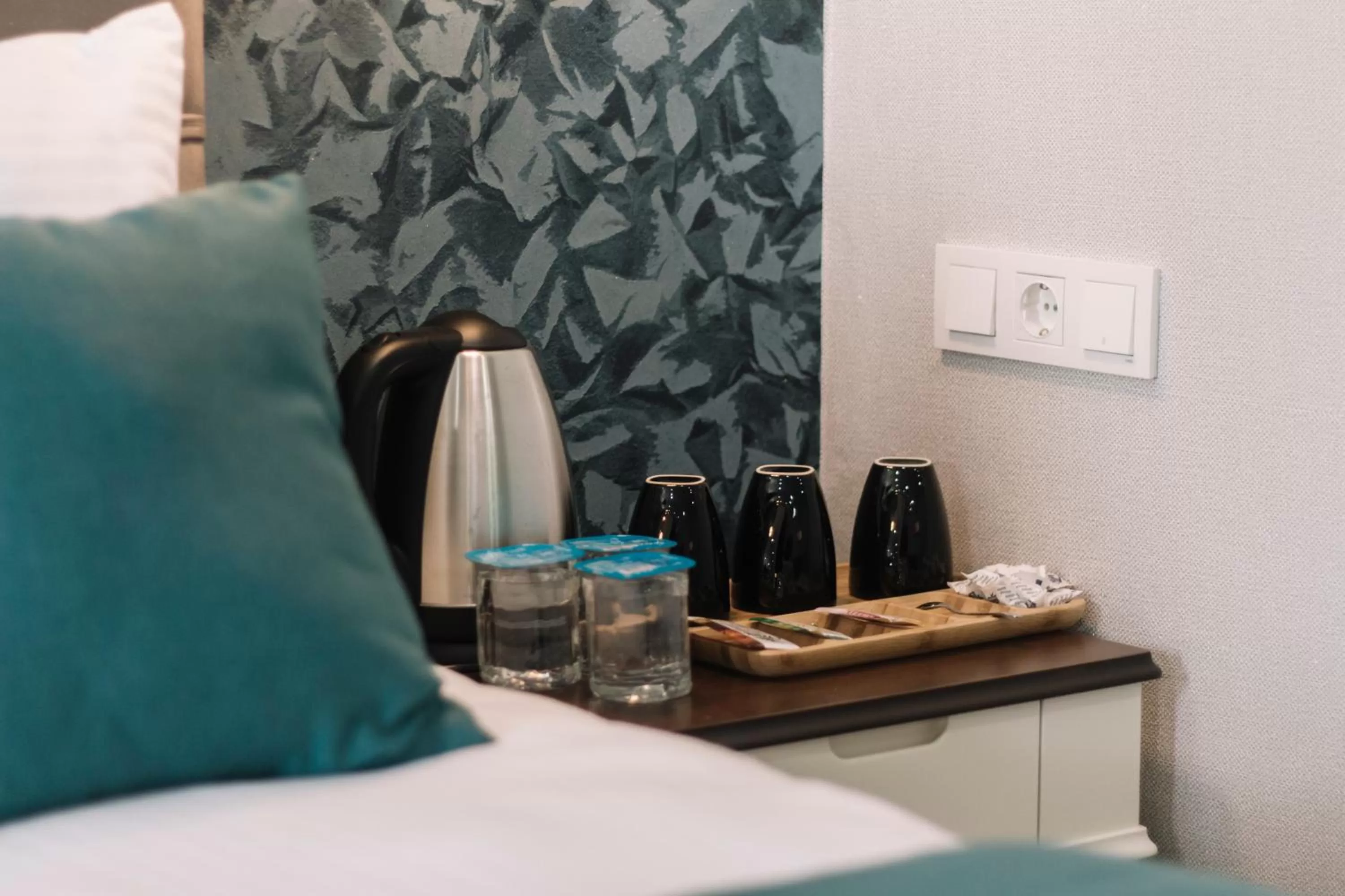 Coffee/tea facilities, Bed in Melrose Pansiyon