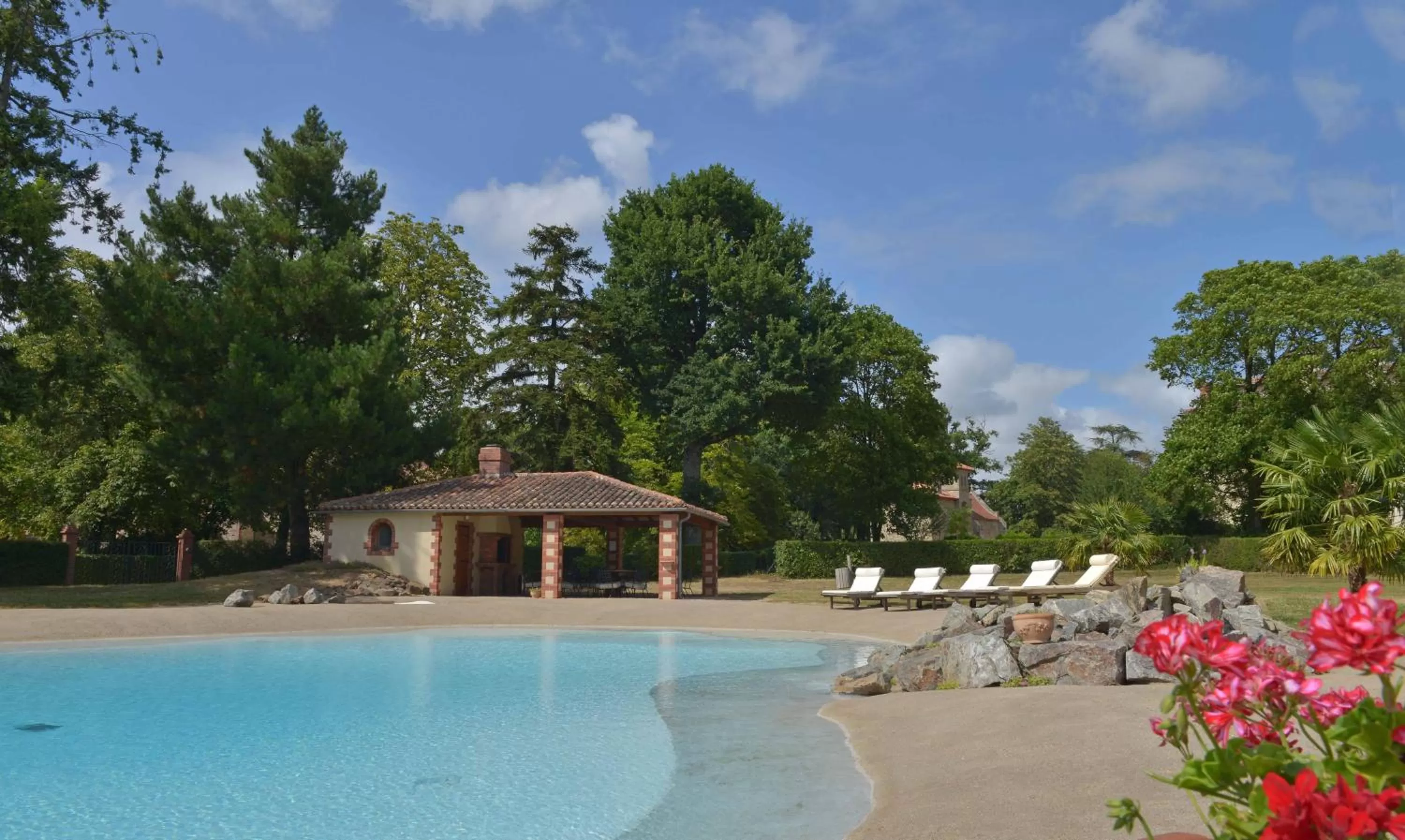 Pool view, Swimming Pool in B&B Domaine de La Corbe