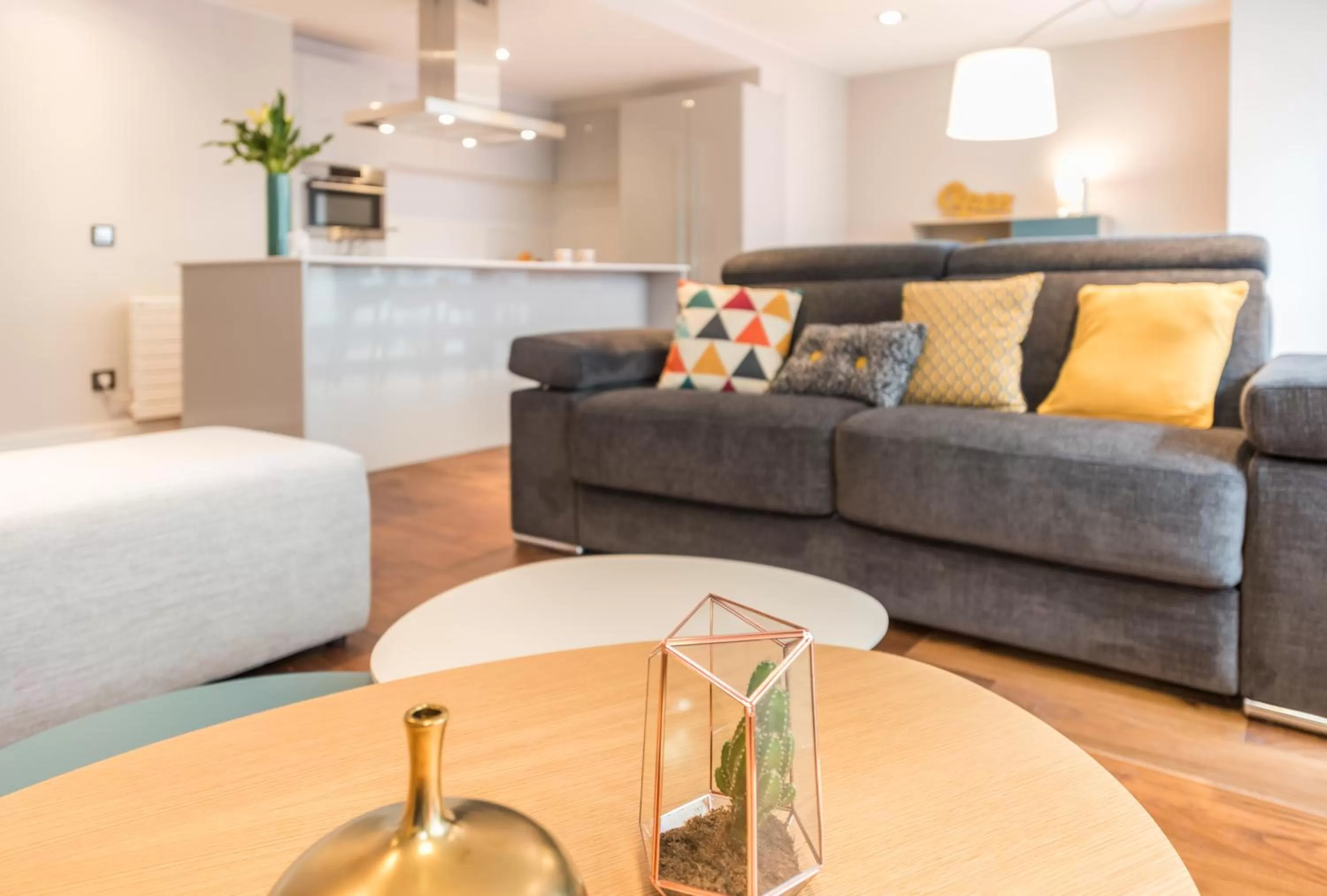 Living room in Gran View Apartments