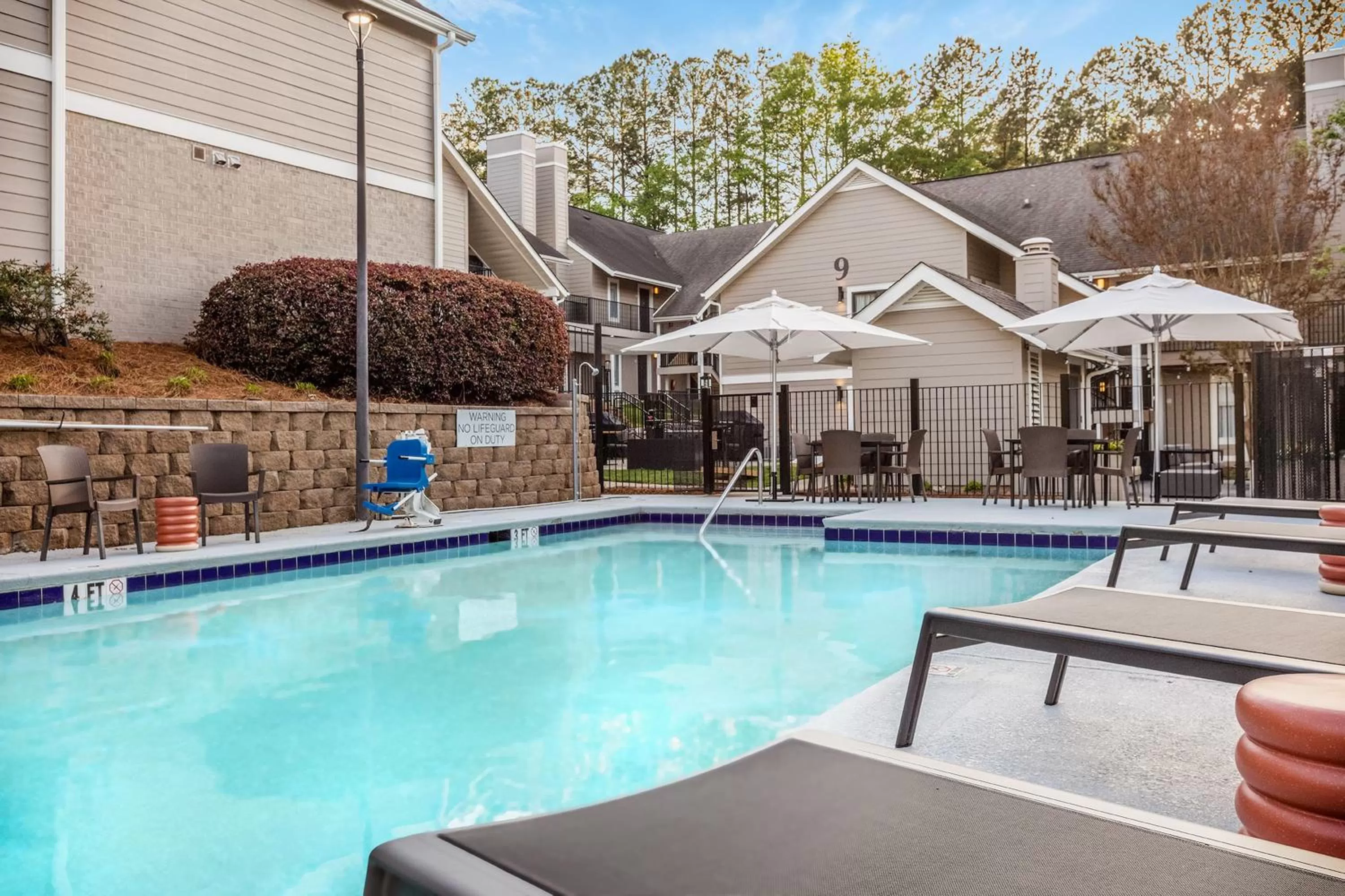 Swimming pool in WaterWalk Extended Stay by Wyndham Atlanta Perimeter