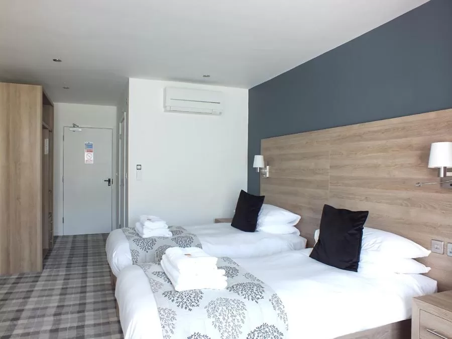 Bed in The Piebald Inn