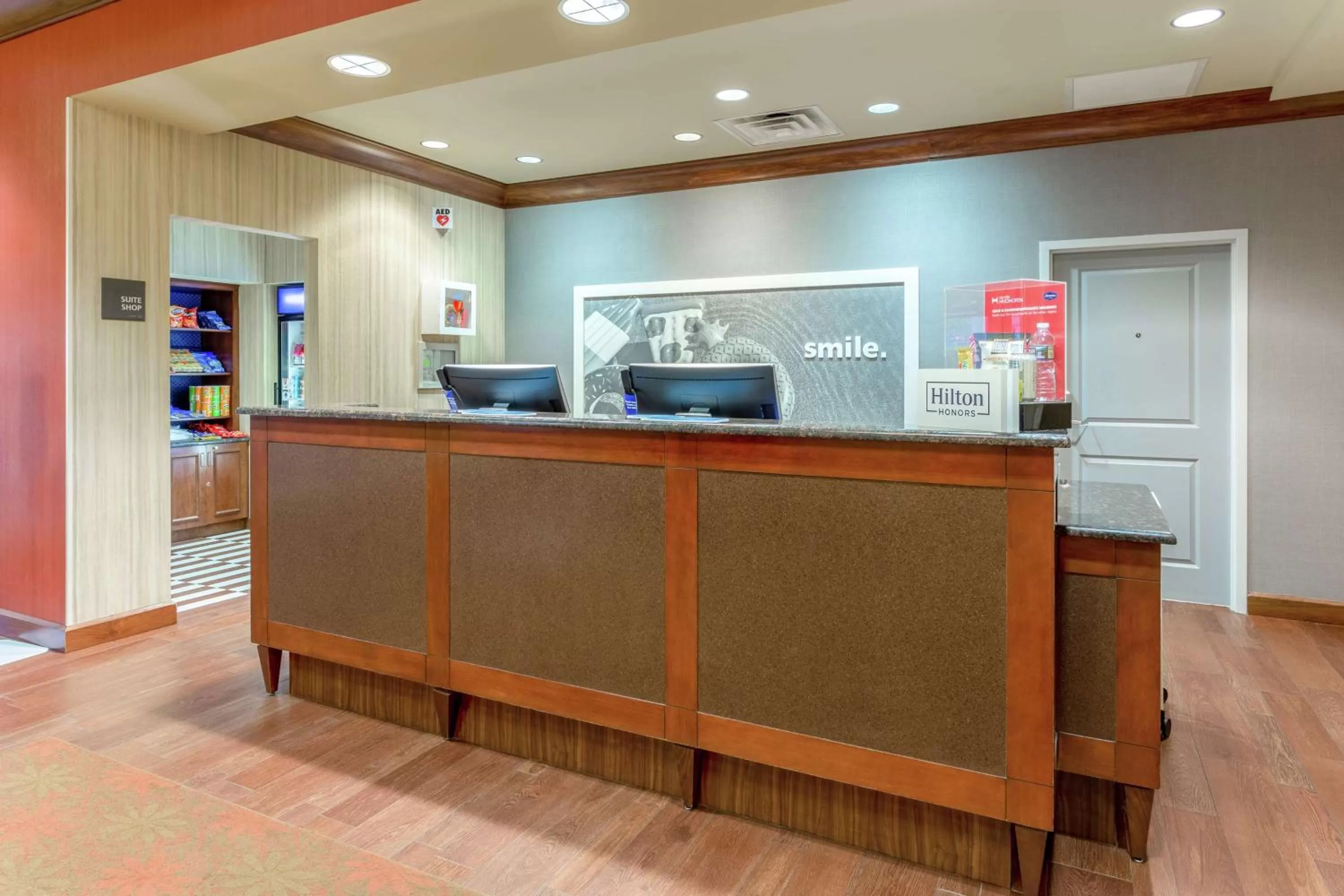 Lobby or reception in Hampton Inn Owings Mills