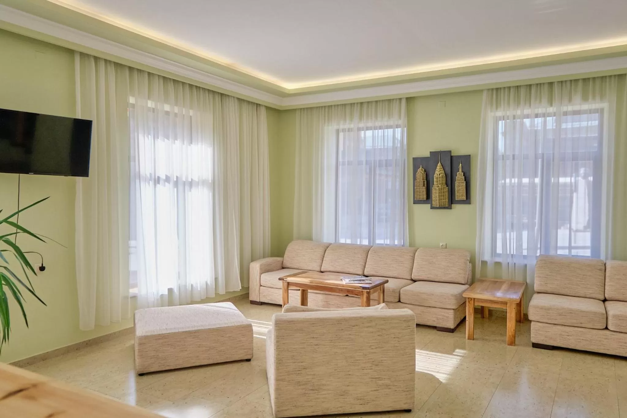 Seating area in 21 Rooms Hotel