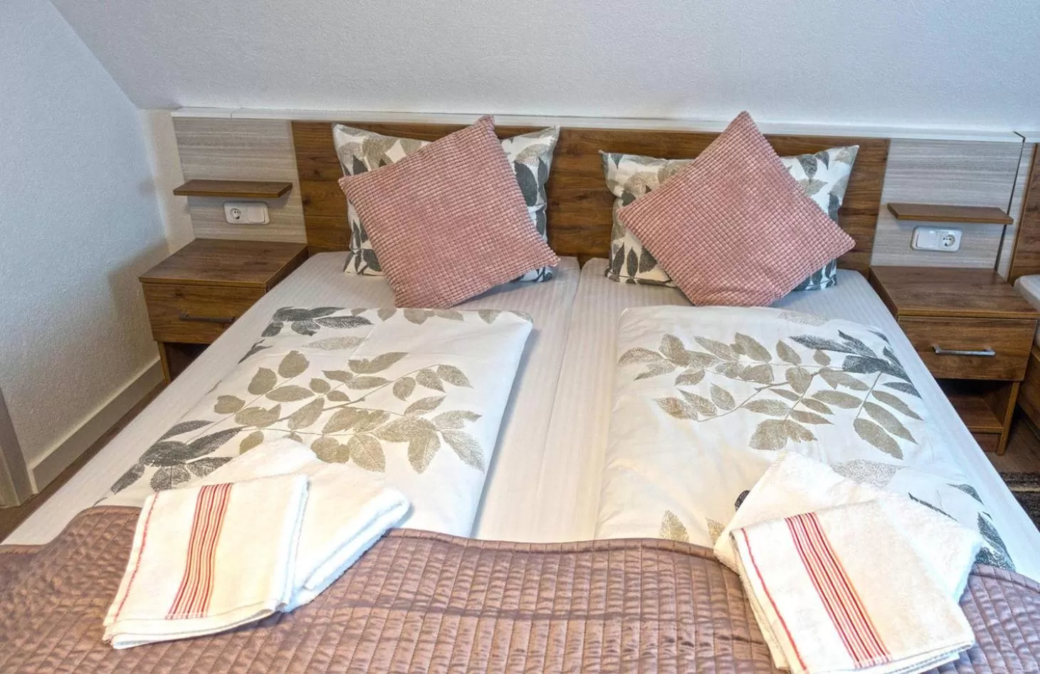 Bed in Hotel Zum Böhmegrund