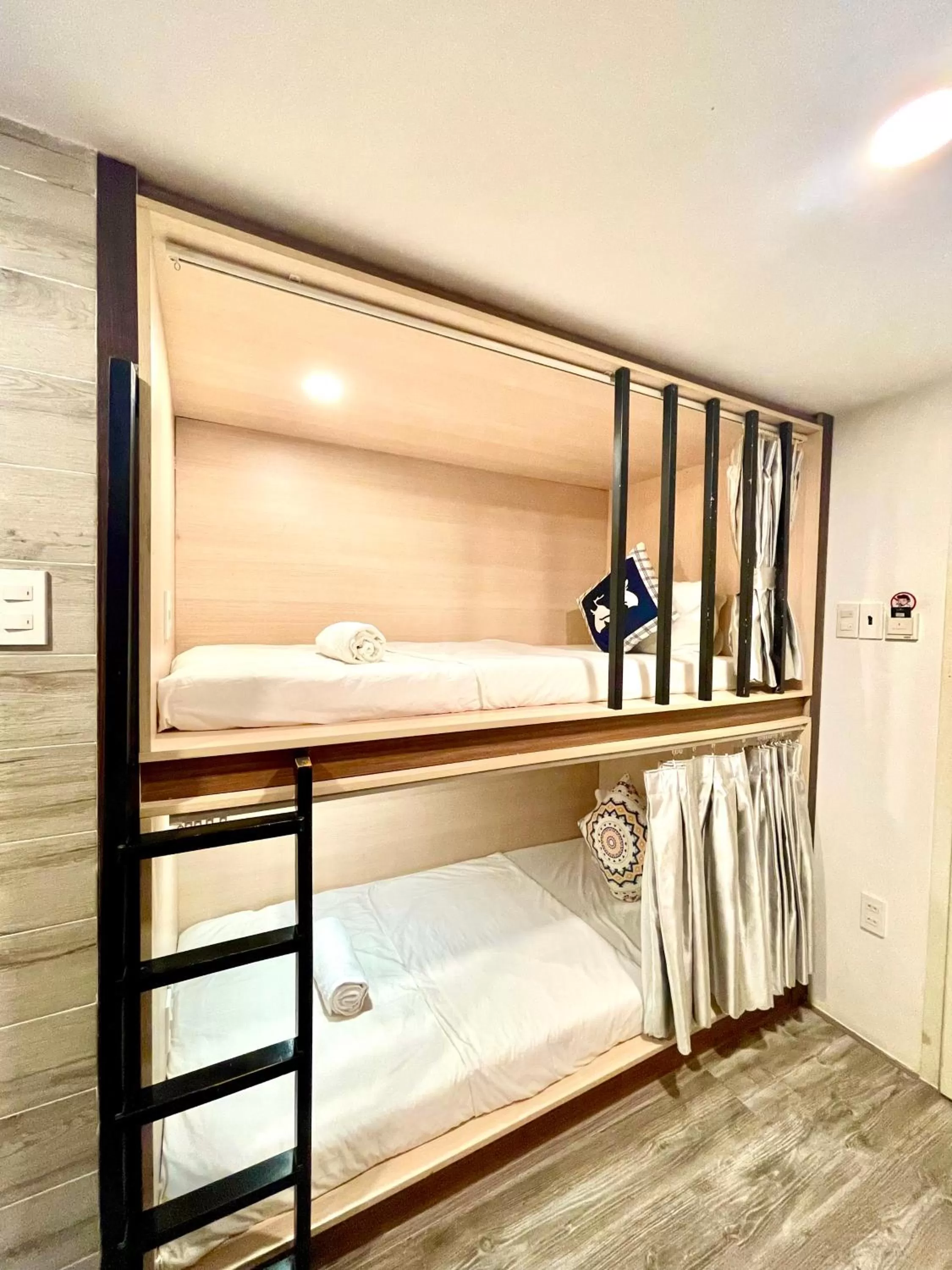 Bed in Galaxy Boutique Sai Gon Central Hotel