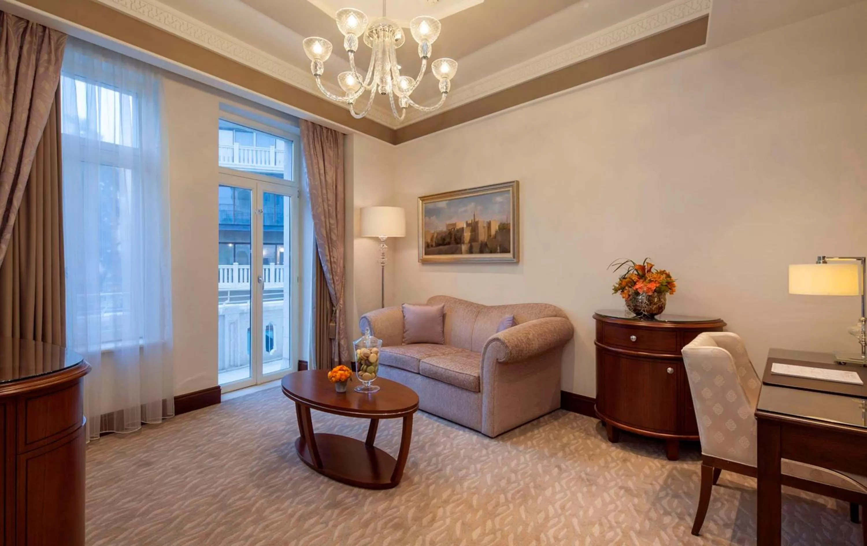 Bed in Waldorf Astoria Jerusalem