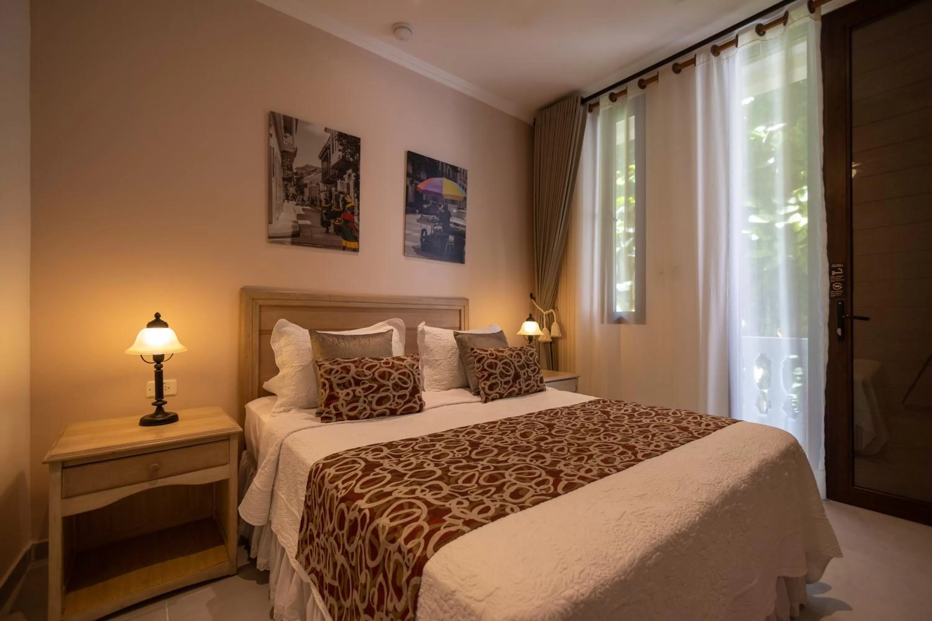 Bed in Hotel Casa La Fe