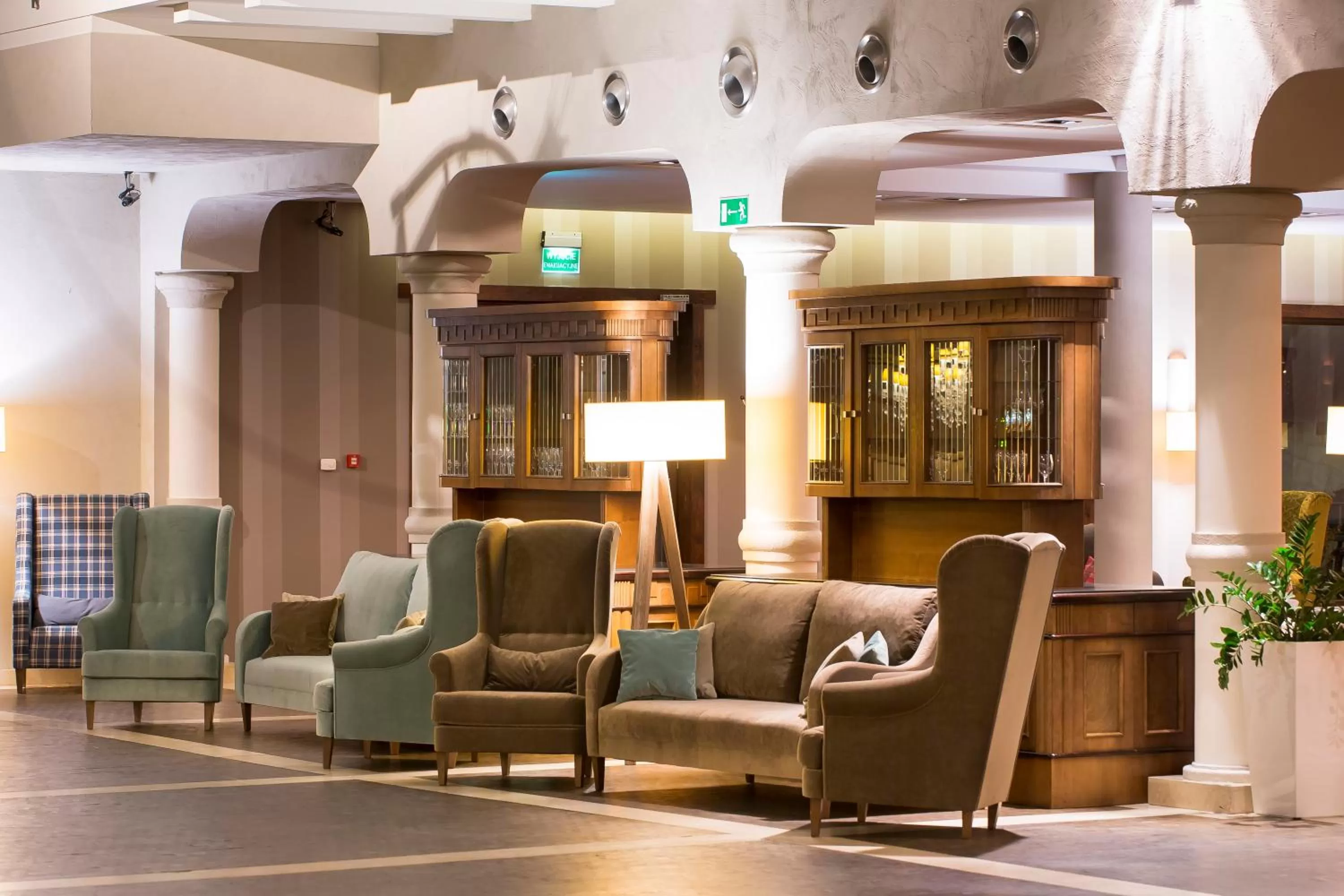 Lobby or reception in Hotel Król Kazimierz