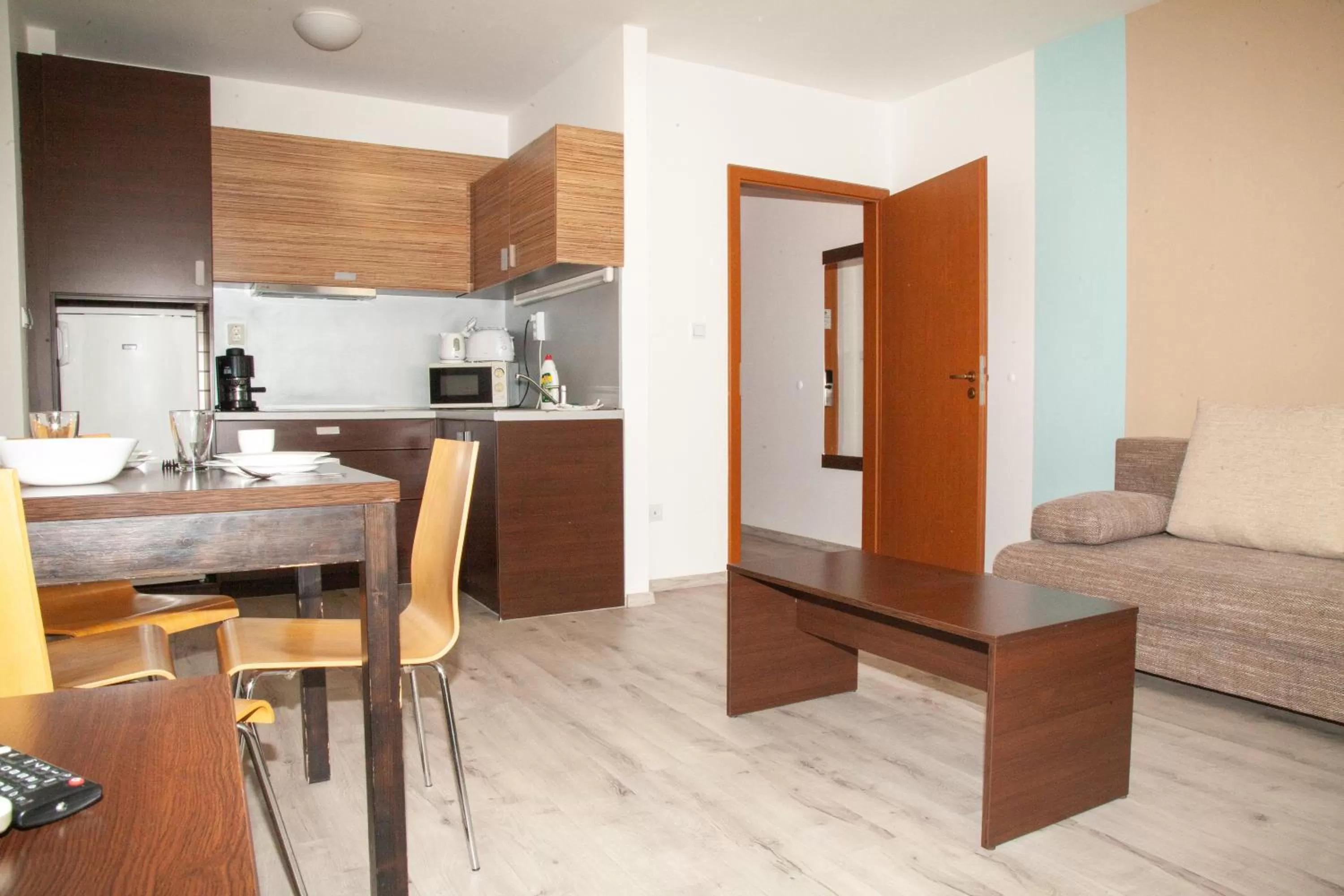 Kitchen or kitchenette in Prater Residence Aparthotel