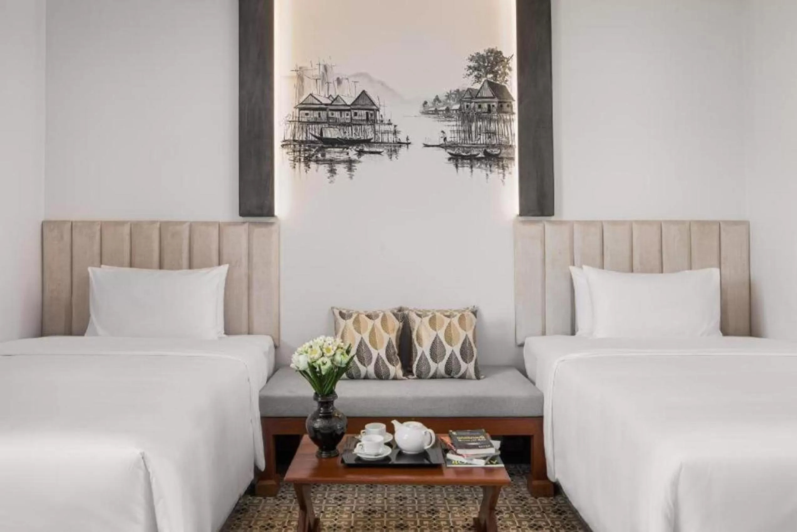 Bed in Siem Reap Palace Hotel & Spa