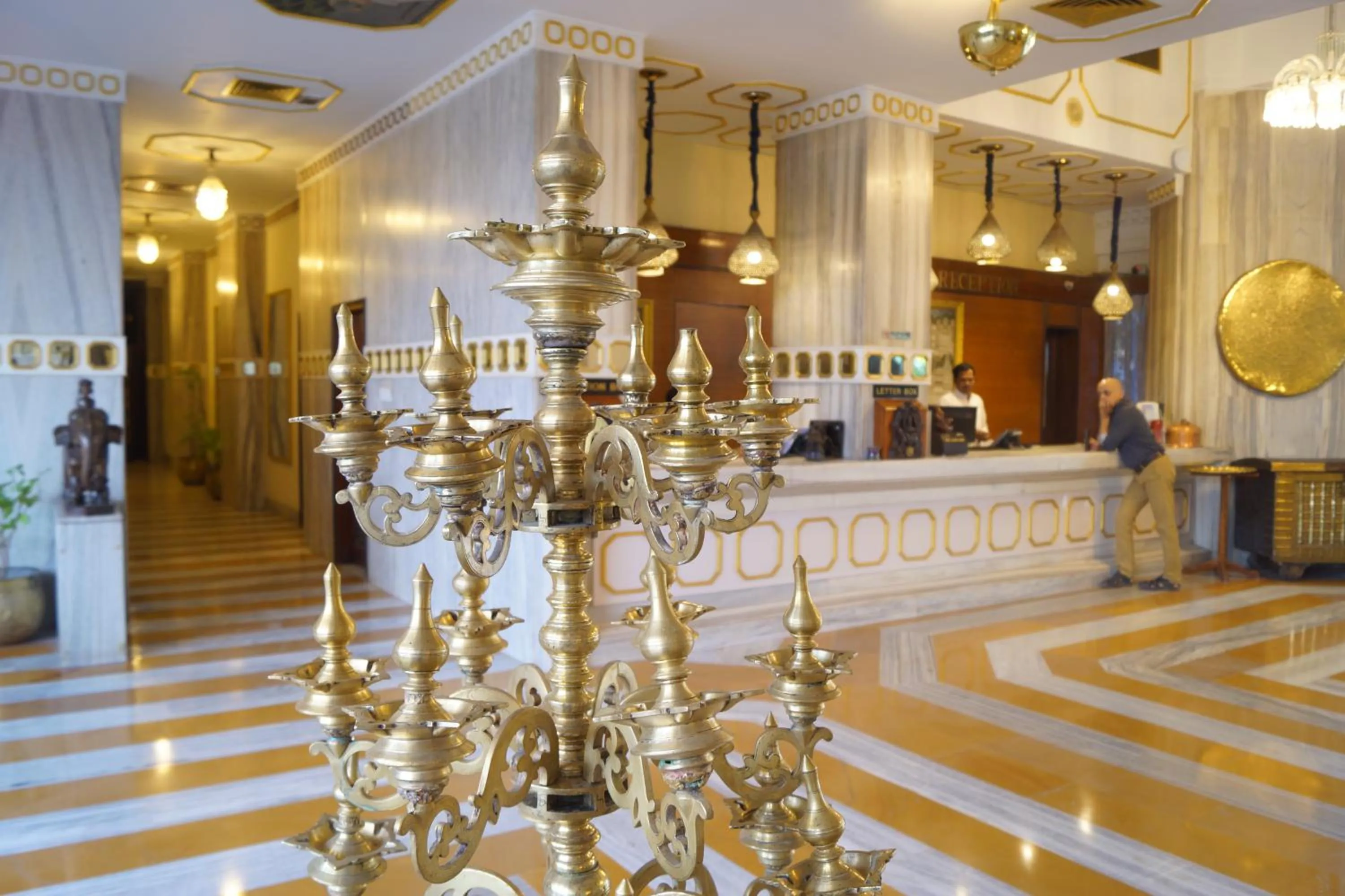 Lobby or reception in Ambassador Ajanta Hotel, Aurangabad