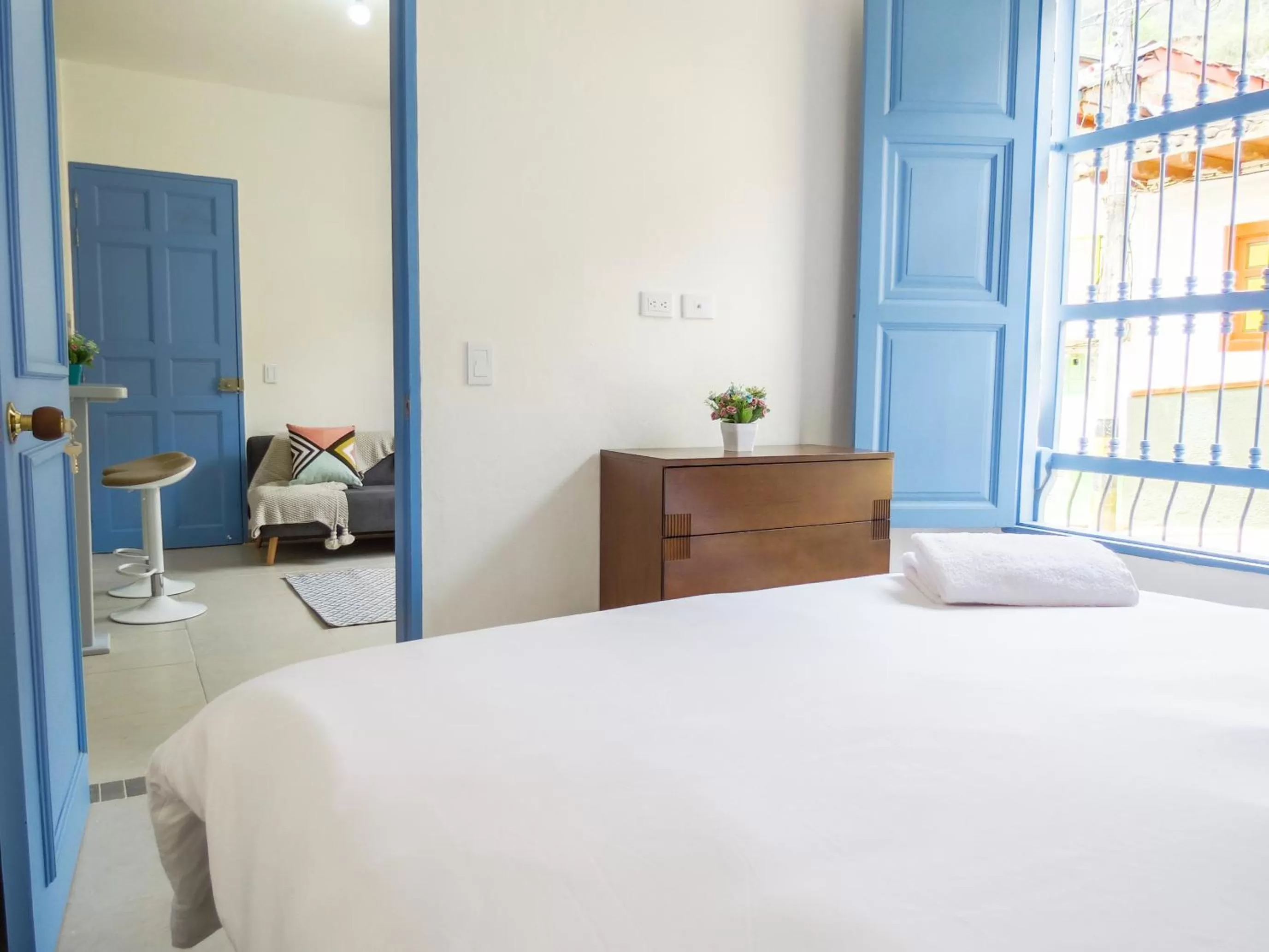 Photo of the whole room, Bed in Hotel Azulado Jericó