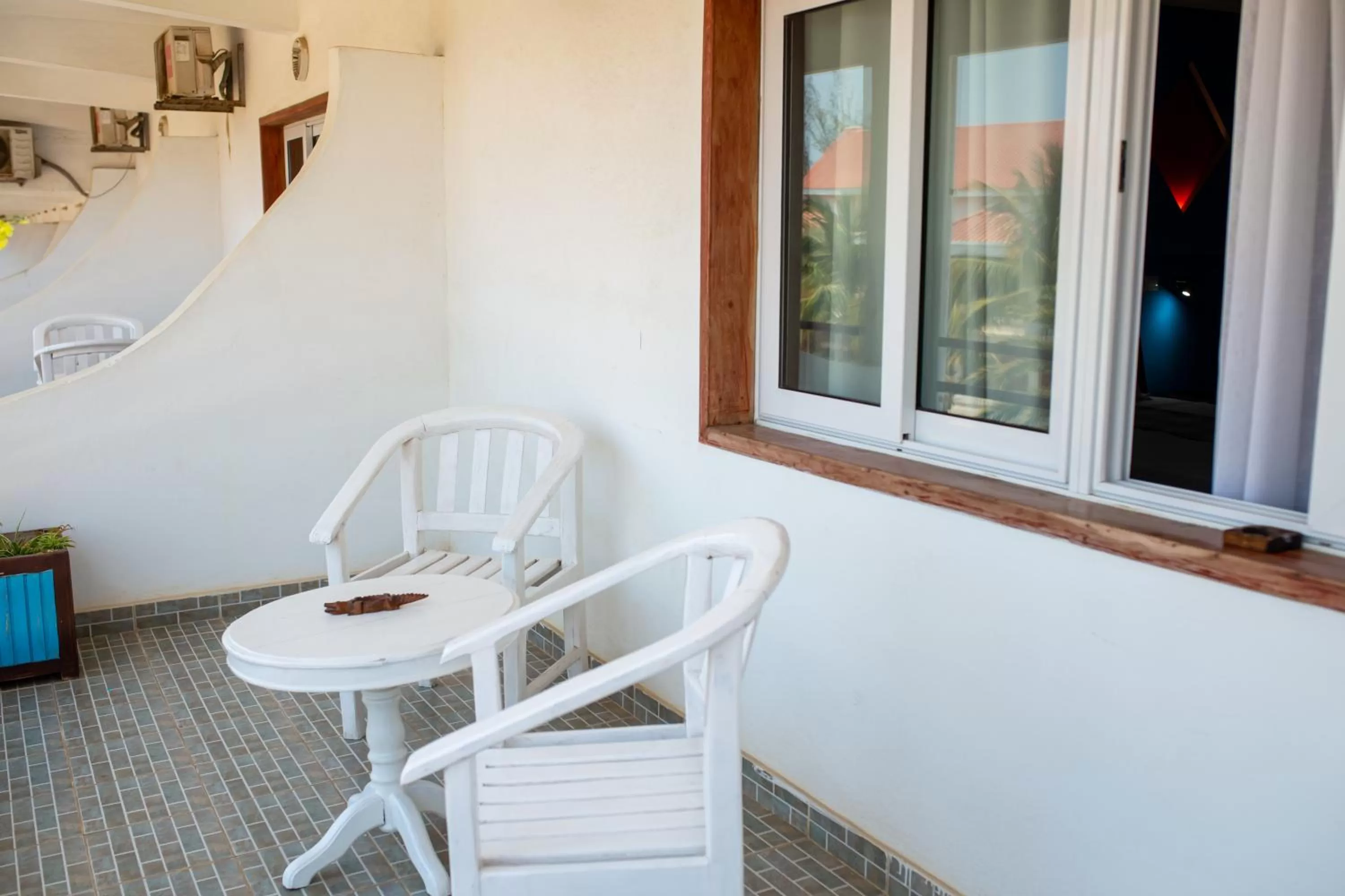 Balcony/Terrace in Amazone Hotel Tulear