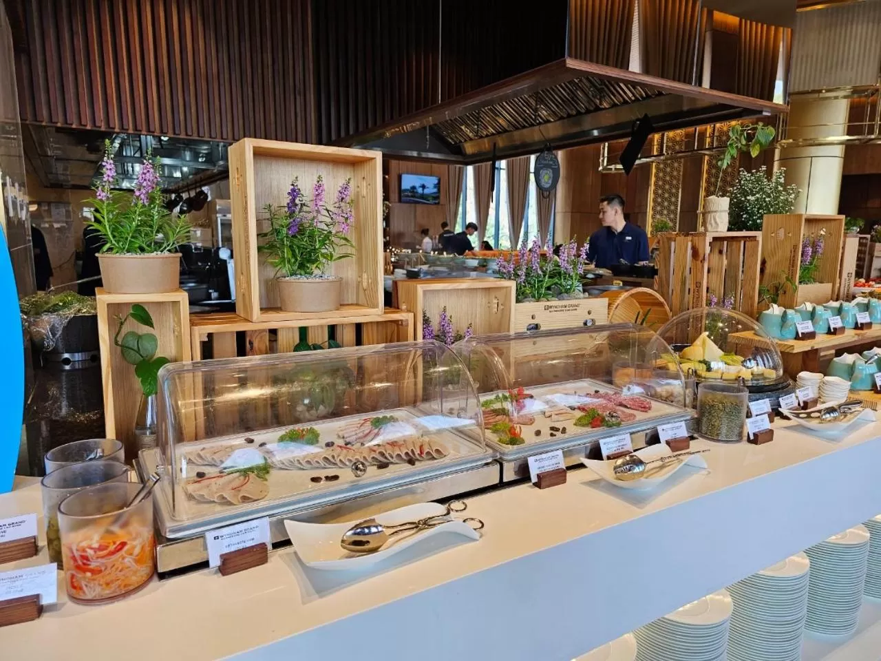 Breakfast in Wyndham Grand KN Paradise Cam Ranh