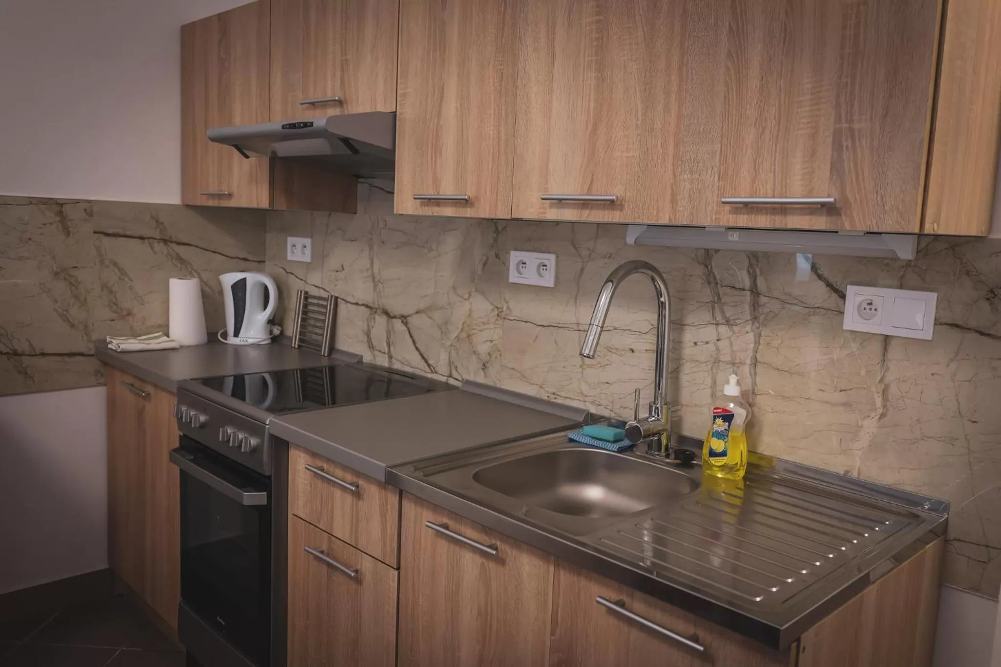 Kitchen or kitchenette in Hotel Apartment Faraon